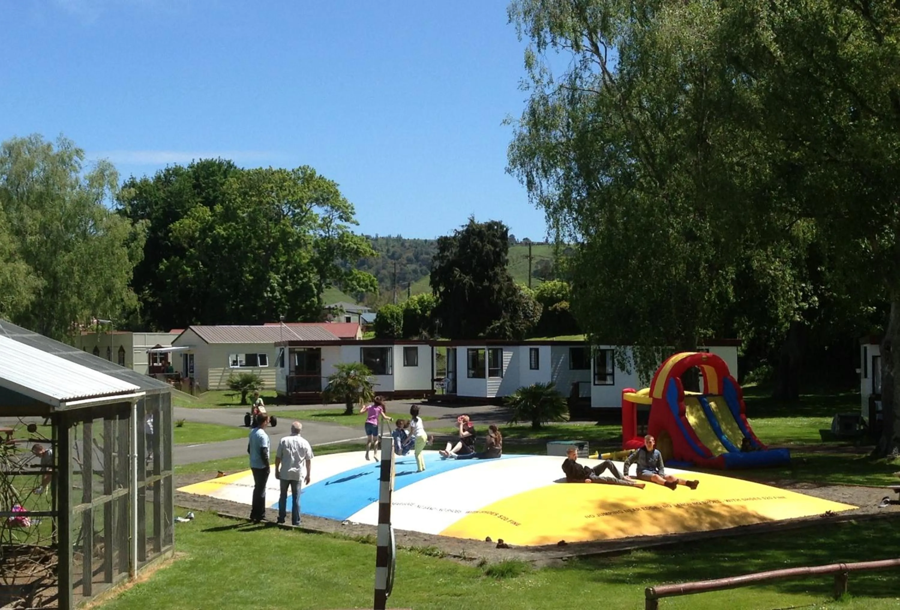 Children play ground in Whanganui River Top 10 Holiday Park