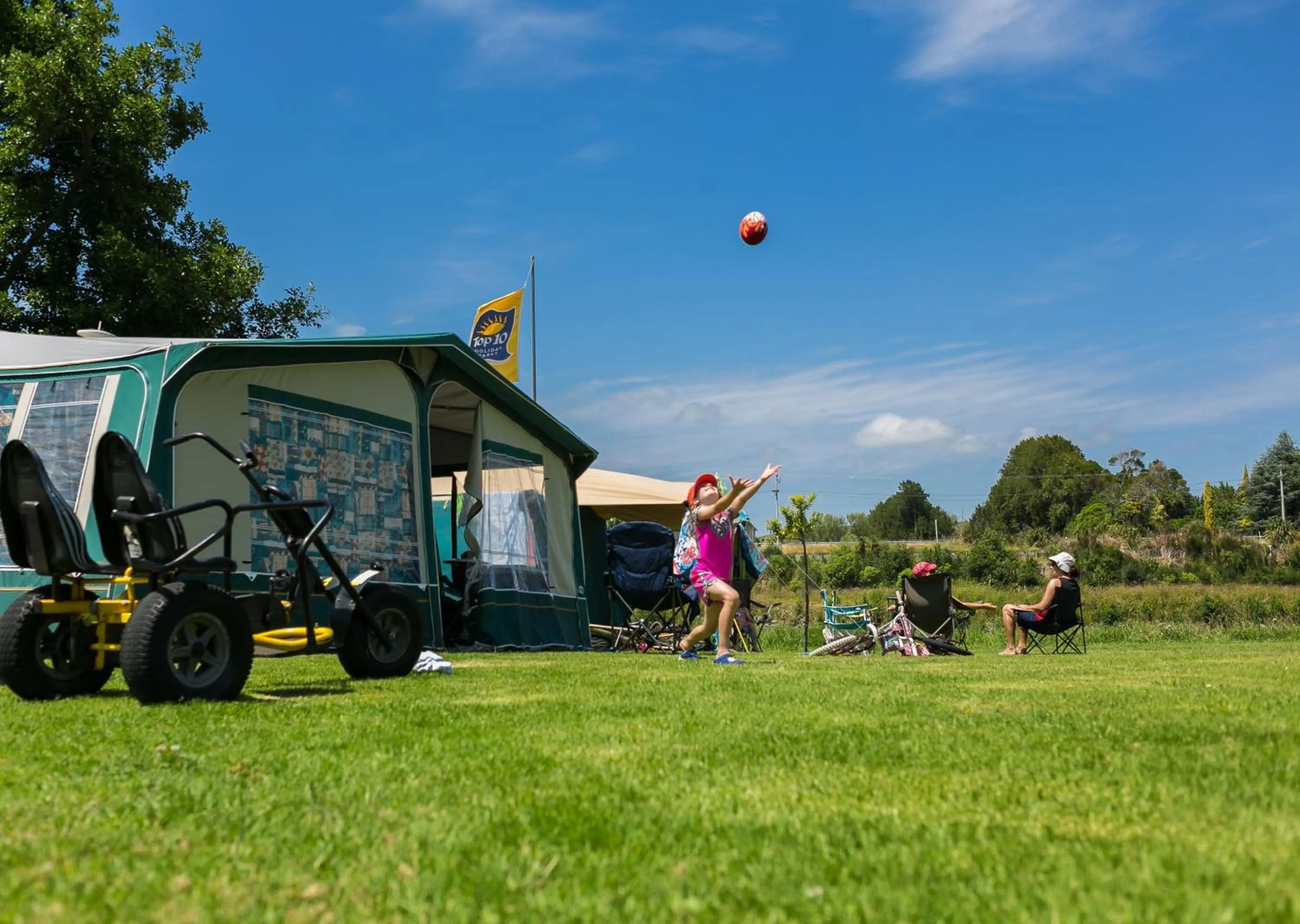 On site in Whanganui River Top 10 Holiday Park