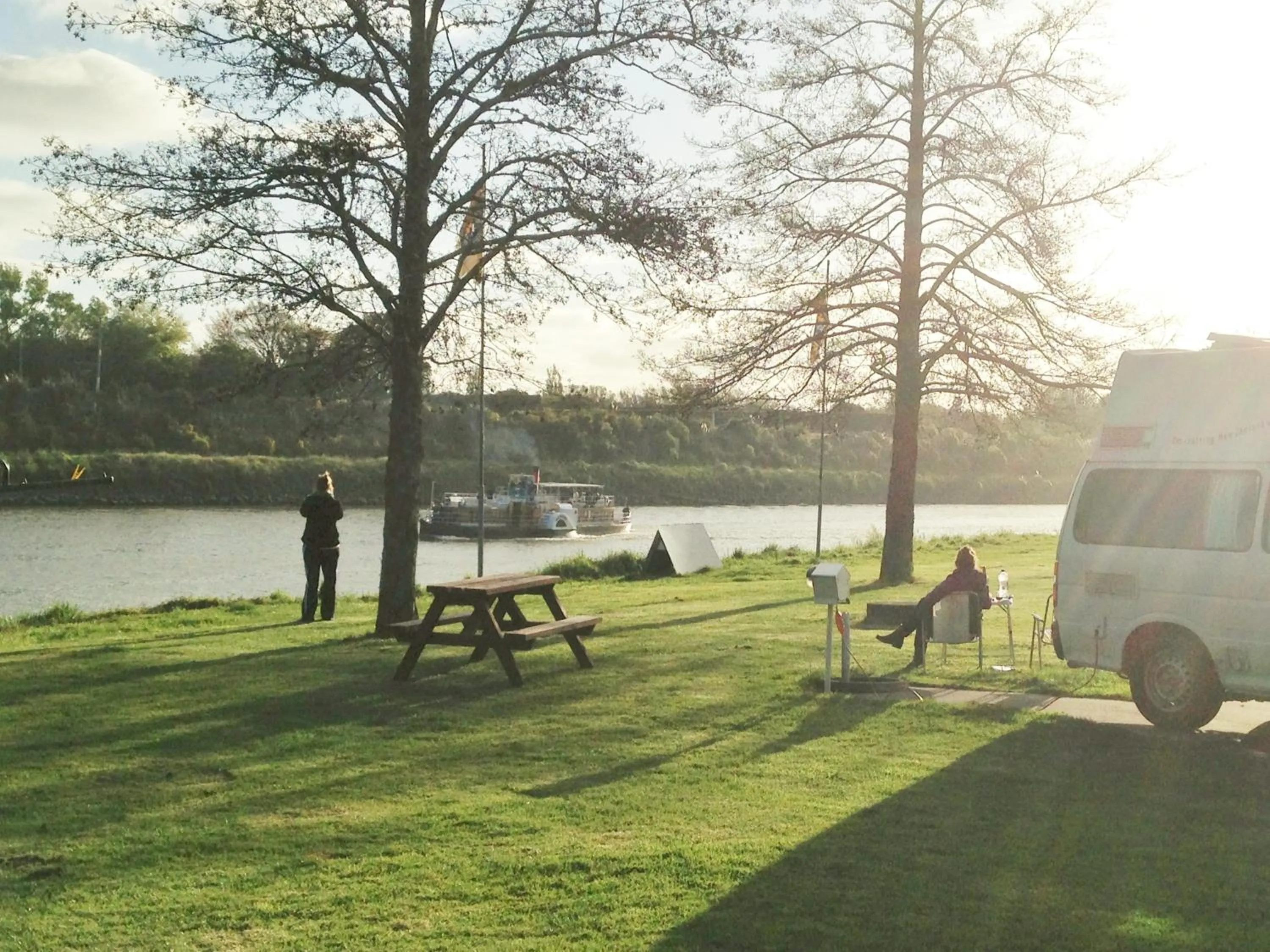 River view in Whanganui River Top 10 Holiday Park