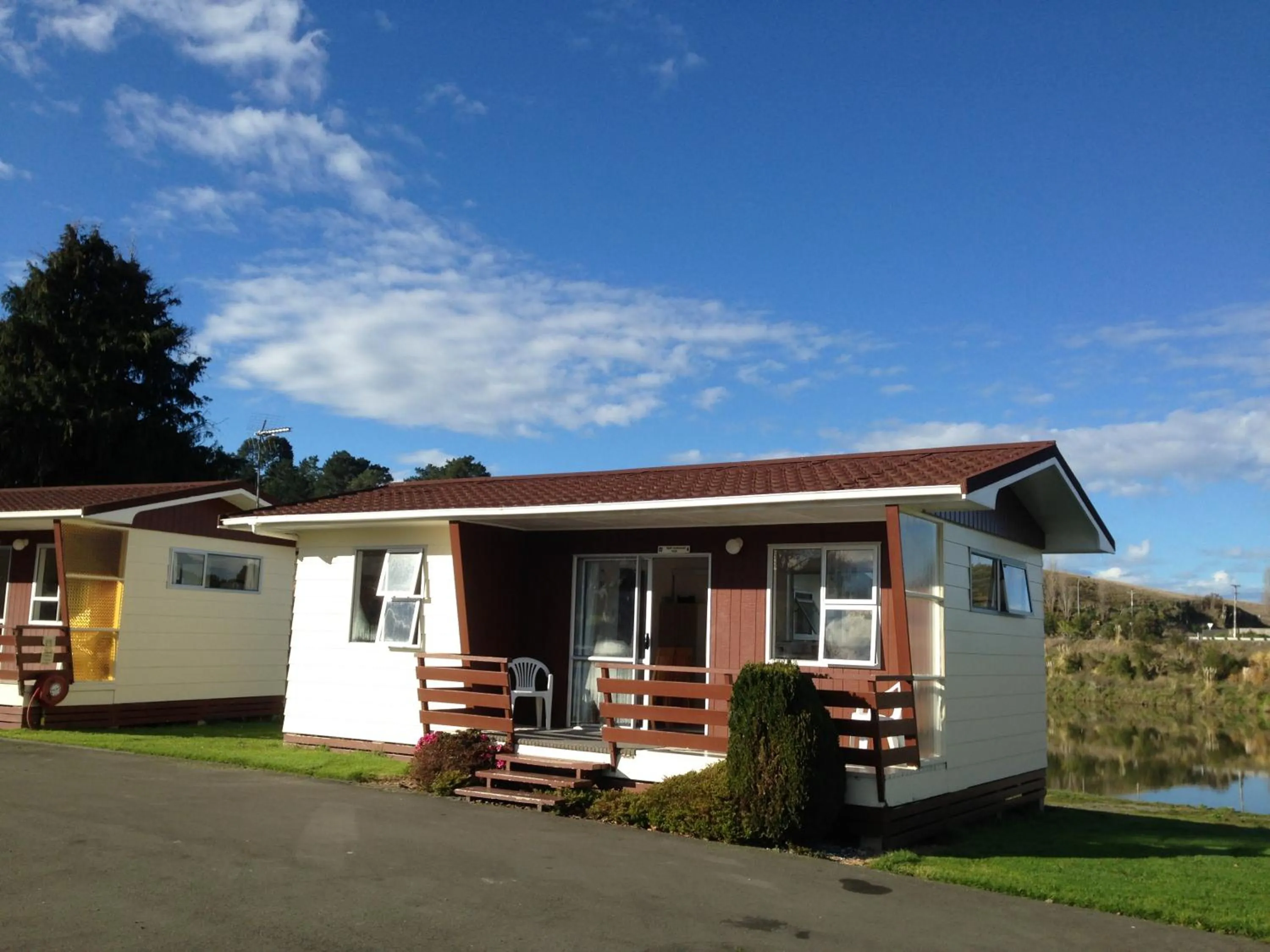 River view in Whanganui River Top 10 Holiday Park