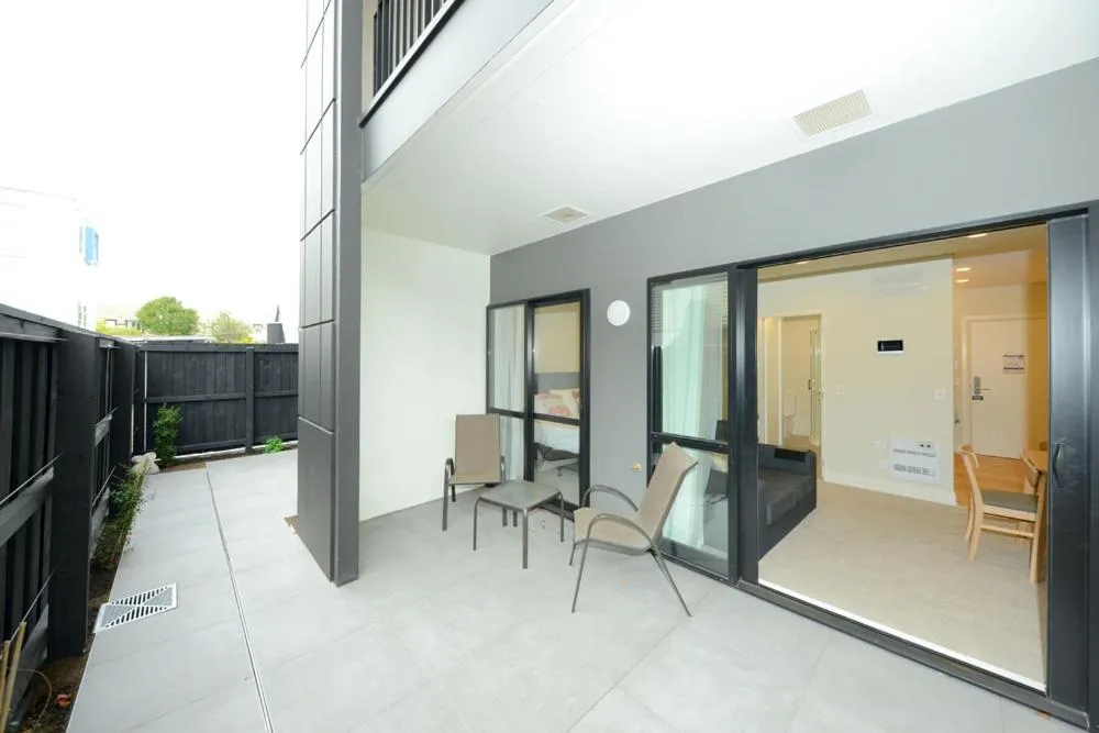 Inner courtyard view in West Fitzroy Apartments