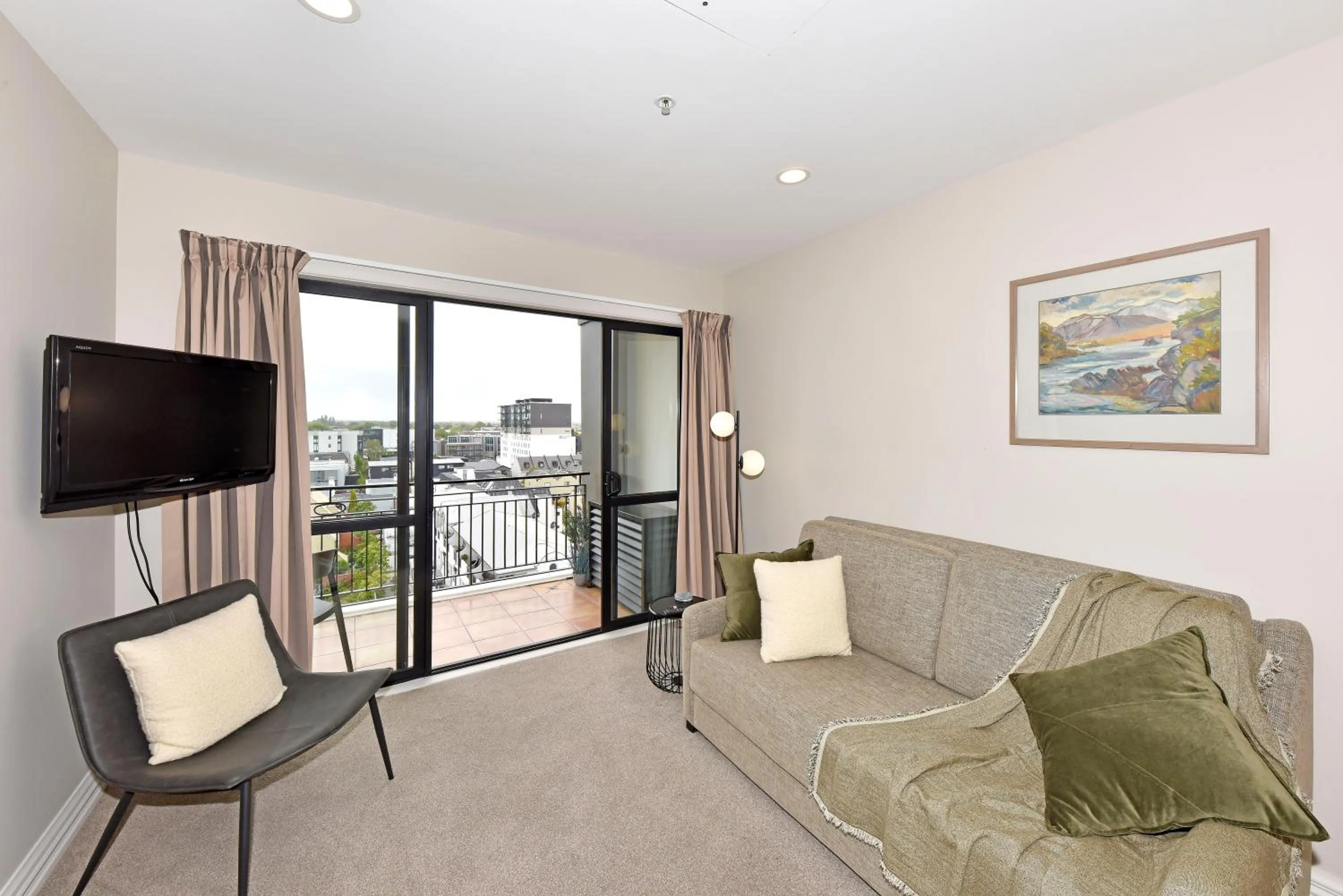 Living room in West Fitzroy Apartments