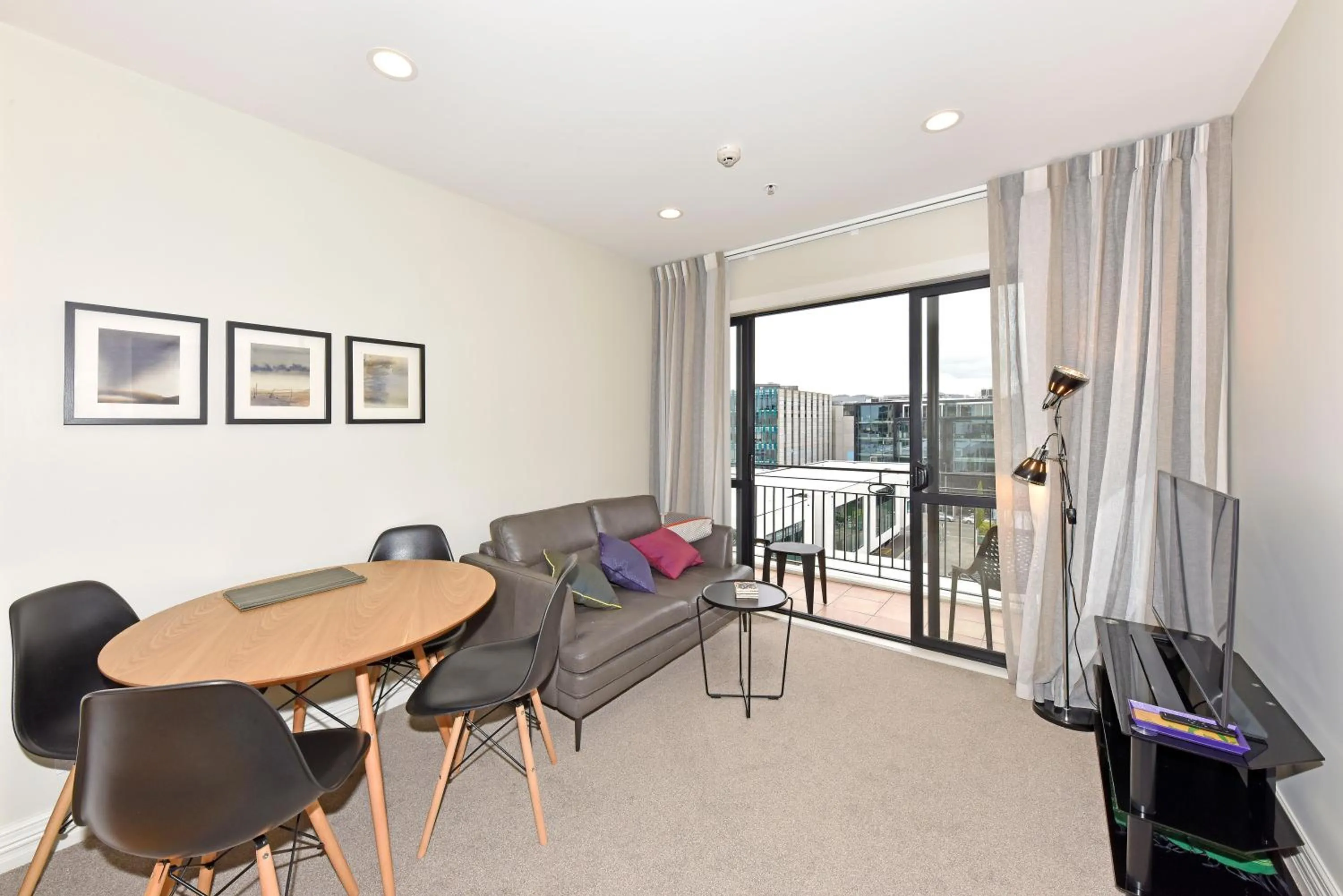 Living room in West Fitzroy Apartments
