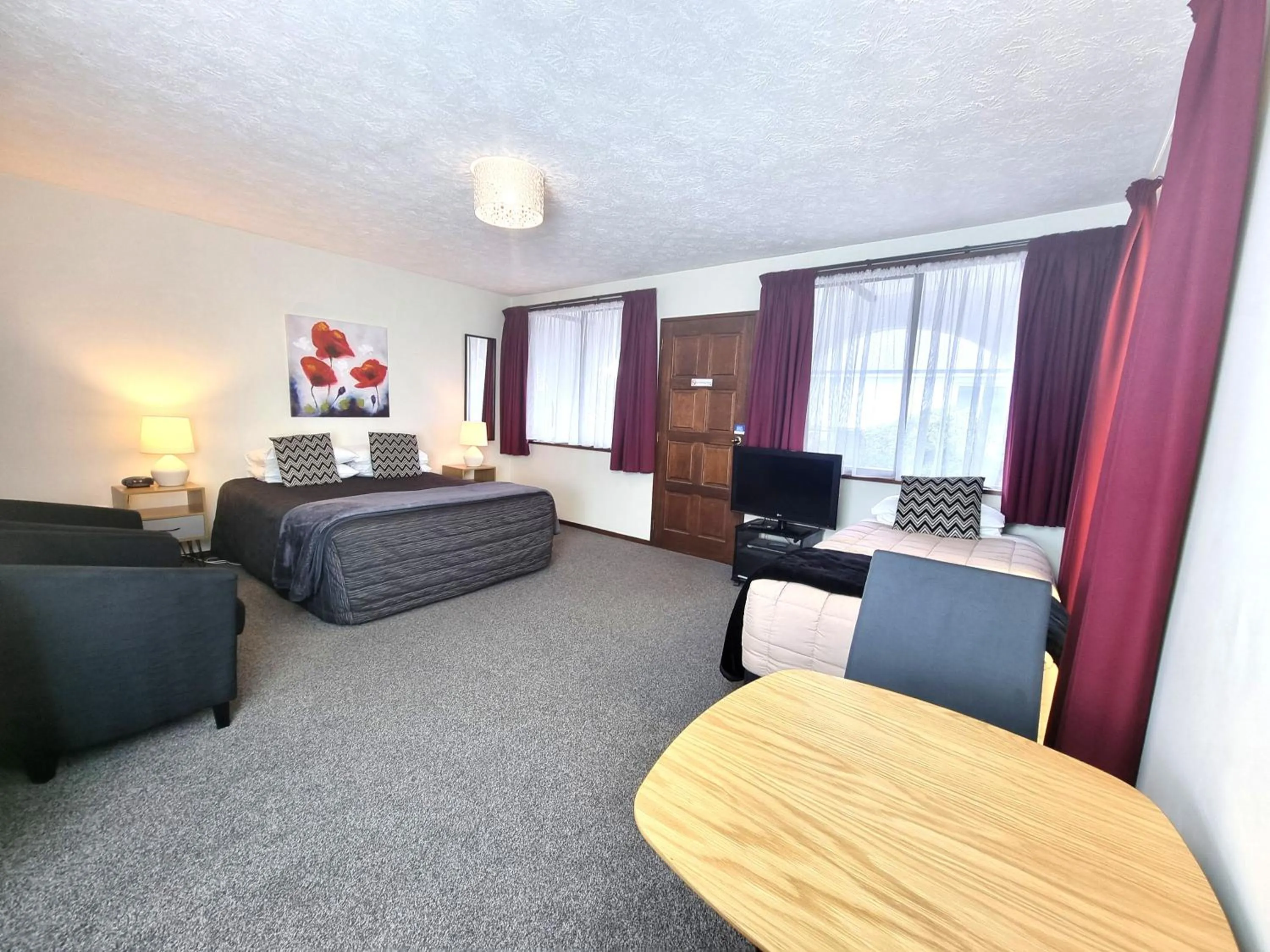 Bed in Hacienda Motel