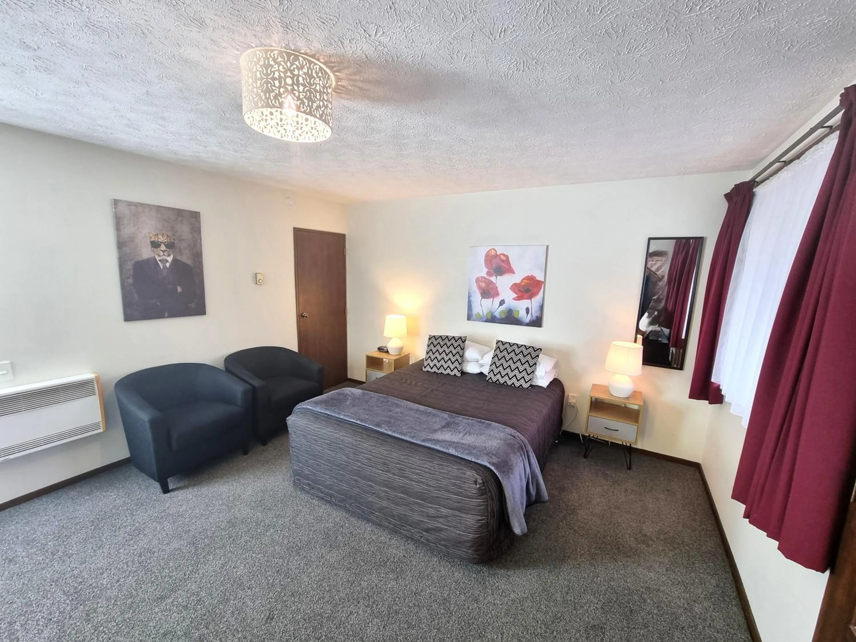 Bed in Hacienda Motel