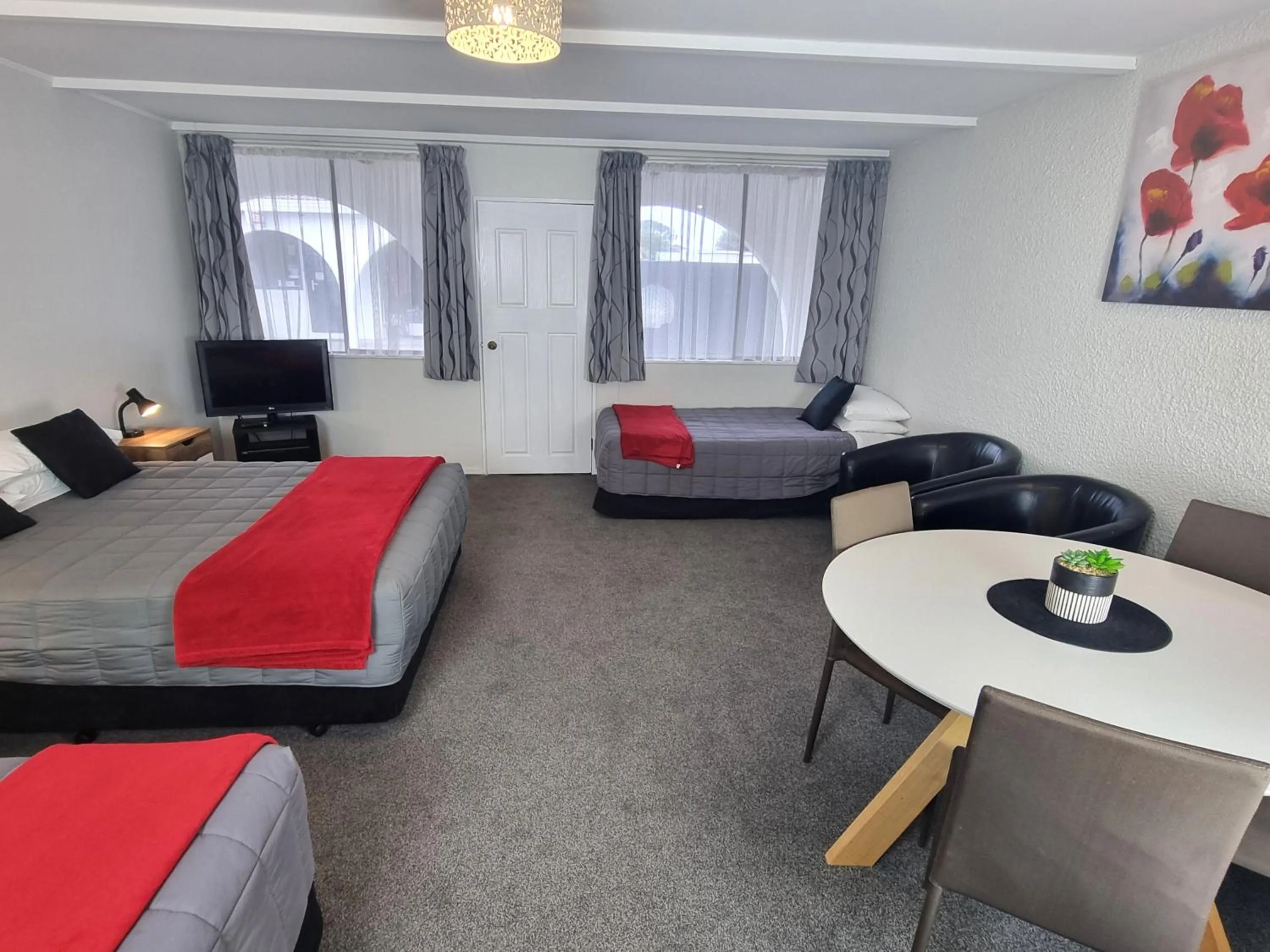 Bed in Hacienda Motel