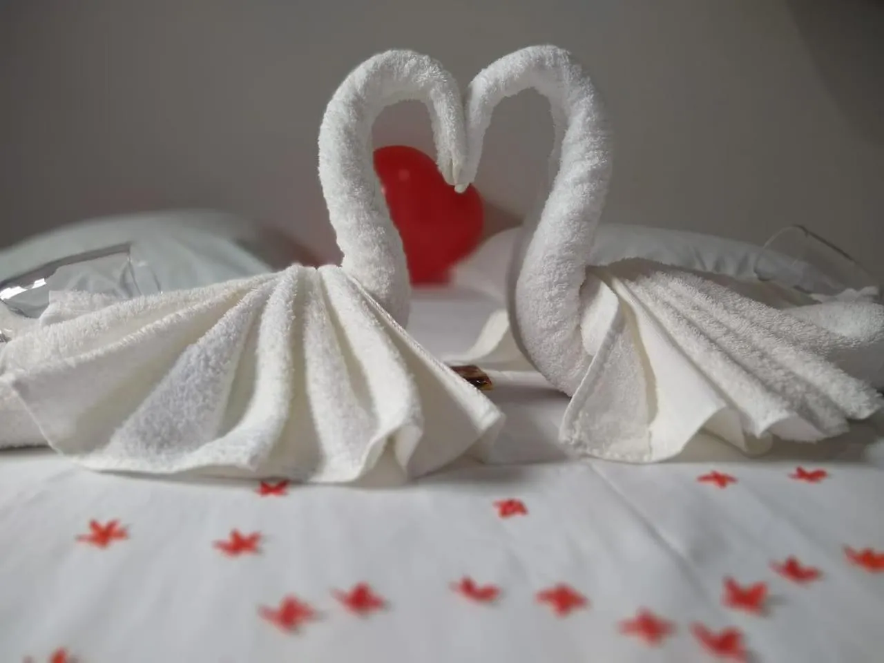 Bed in Pousada da praça