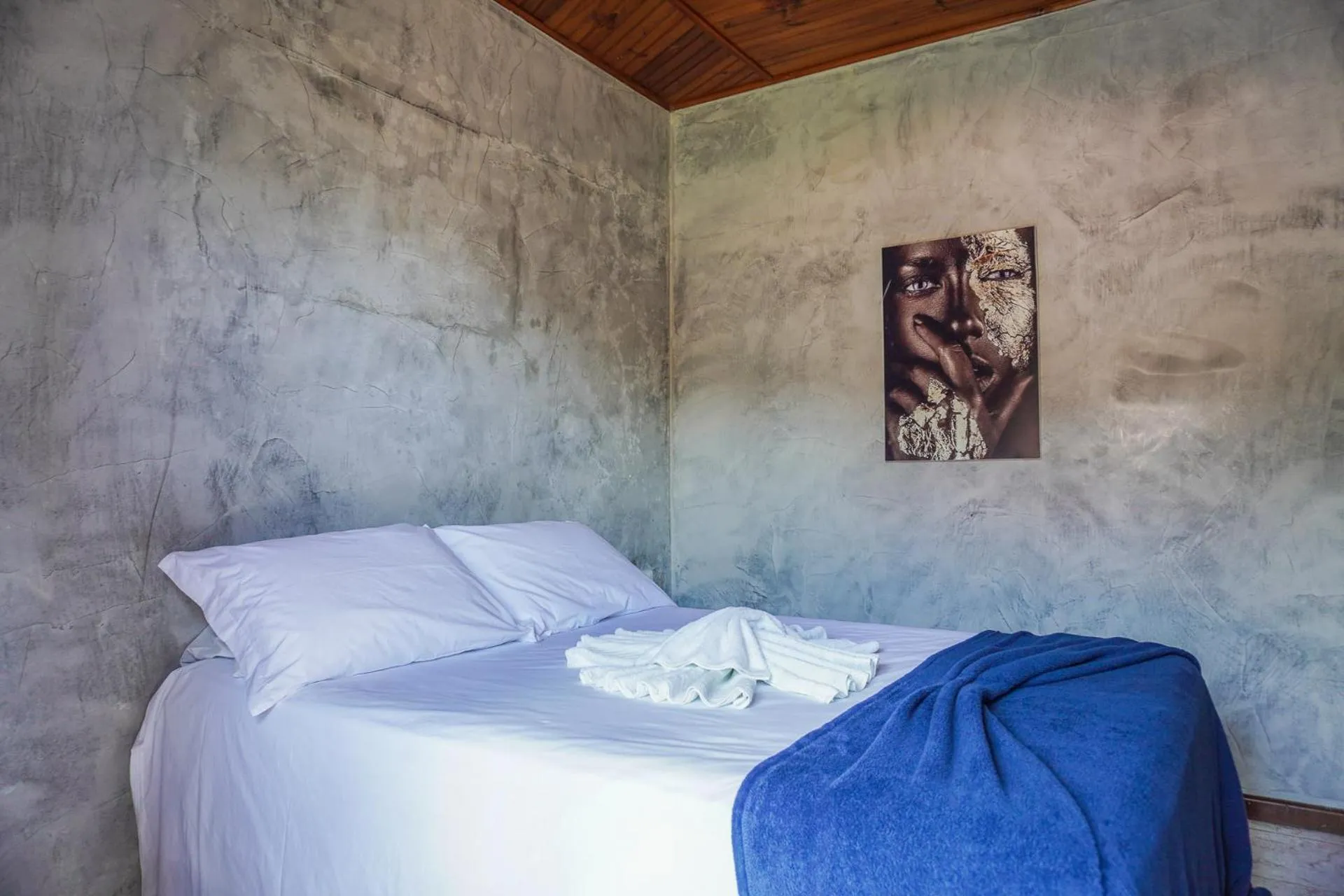 Bed in Pousada da praça