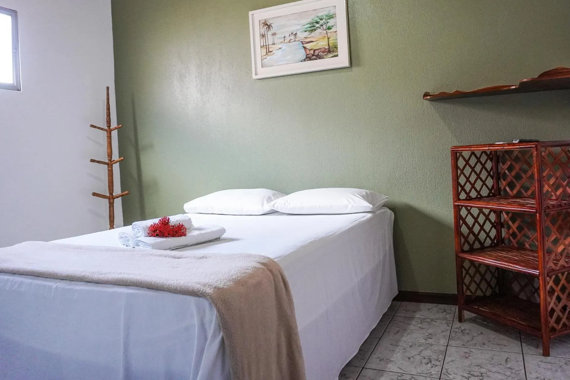 Bed in Pousada da praça