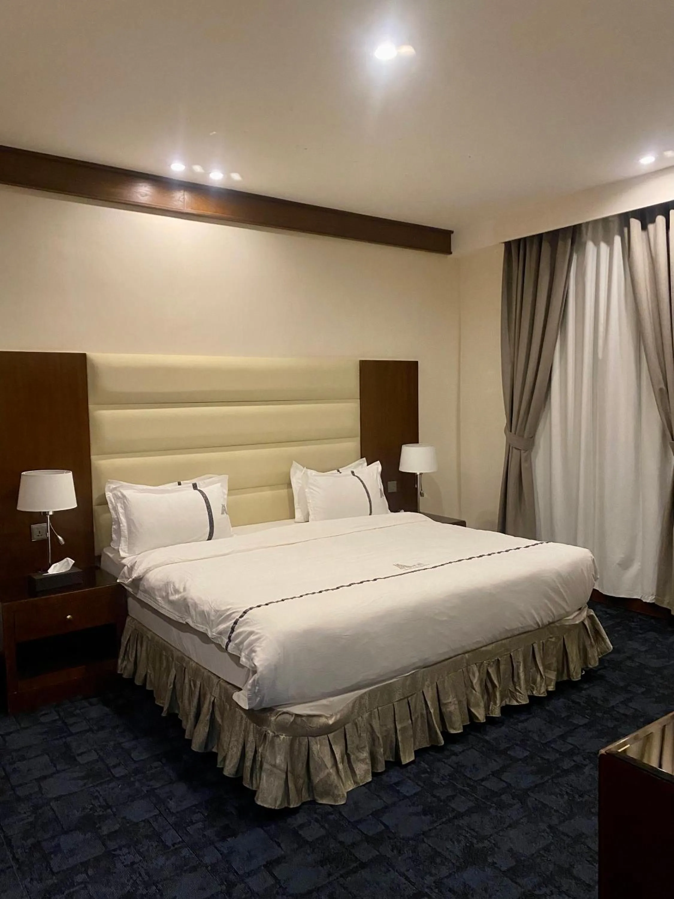 Bed in Aral Hotel Apartments