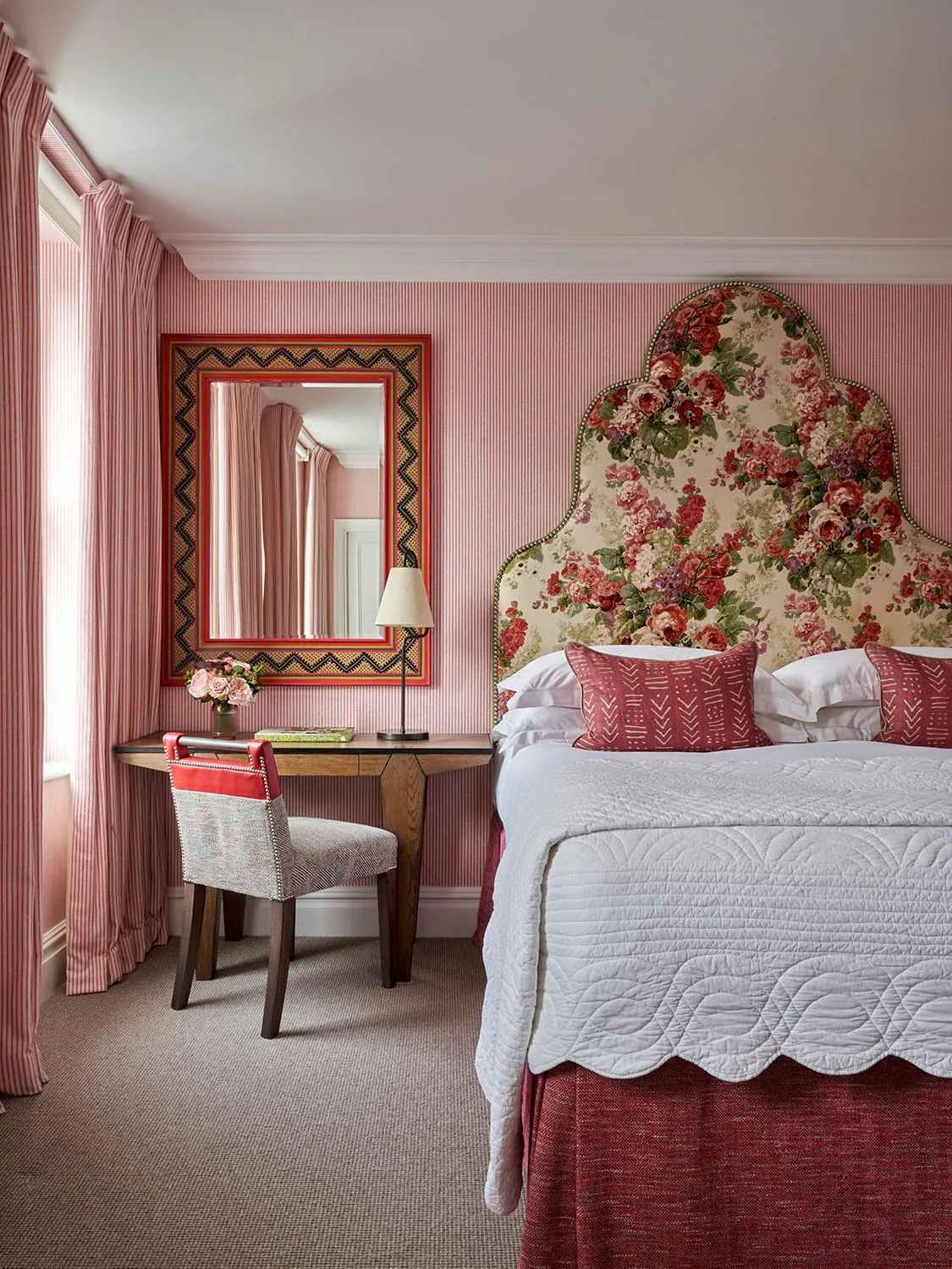Photo of the whole room, Bed in Number Sixteen, Firmdale Hotels