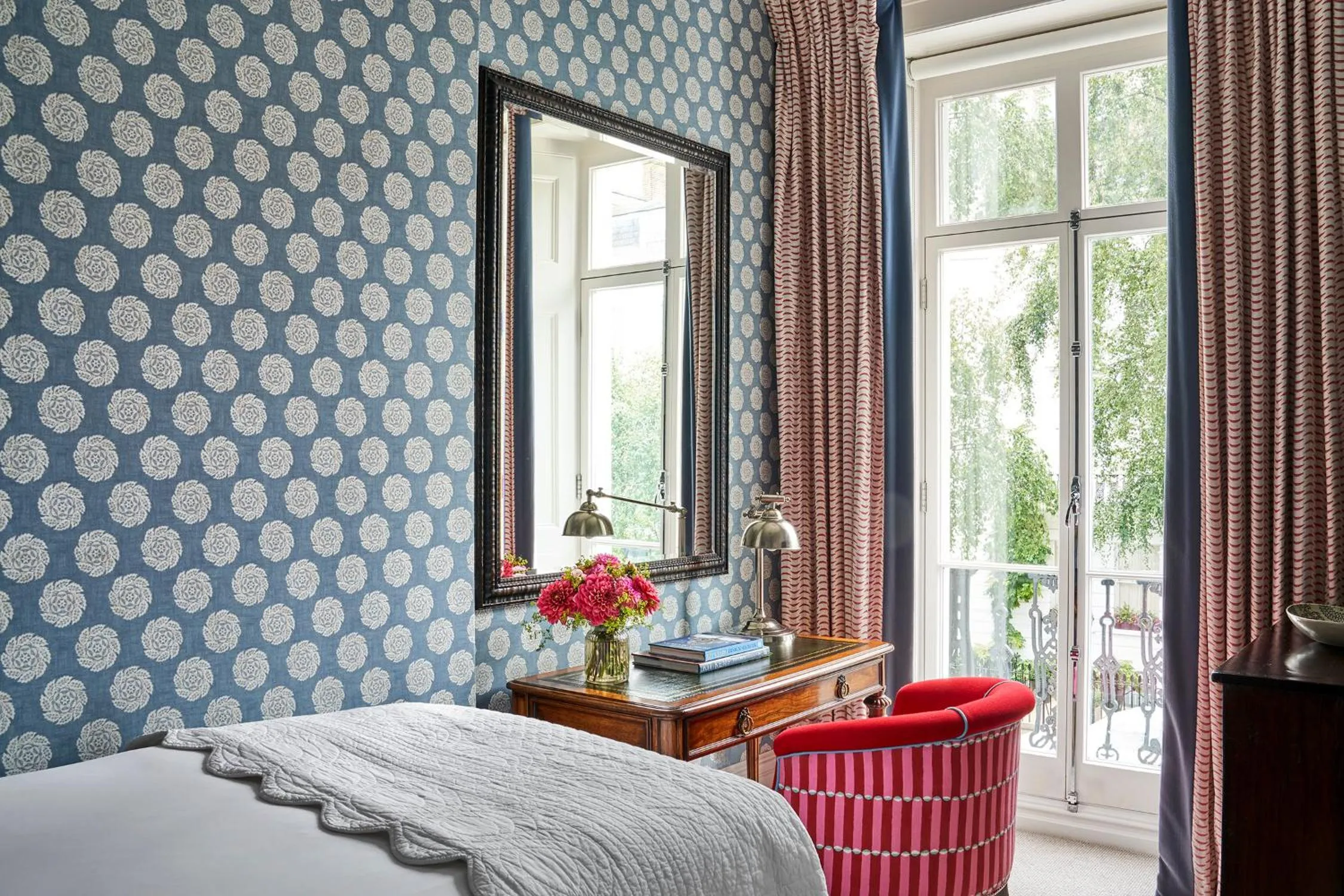 Bedroom, Bed in Number Sixteen, Firmdale Hotels