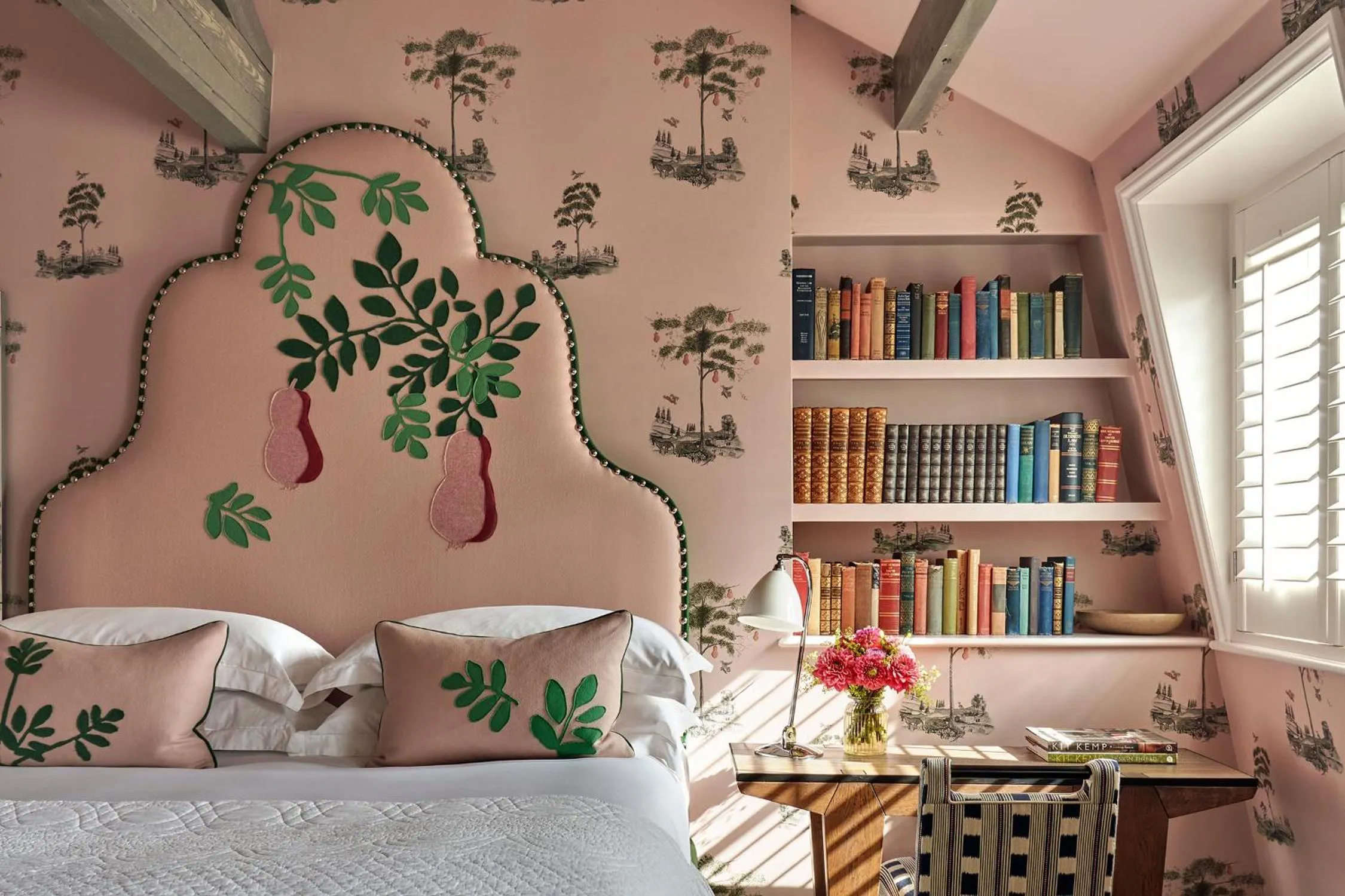 Bedroom, Bed in Number Sixteen, Firmdale Hotels