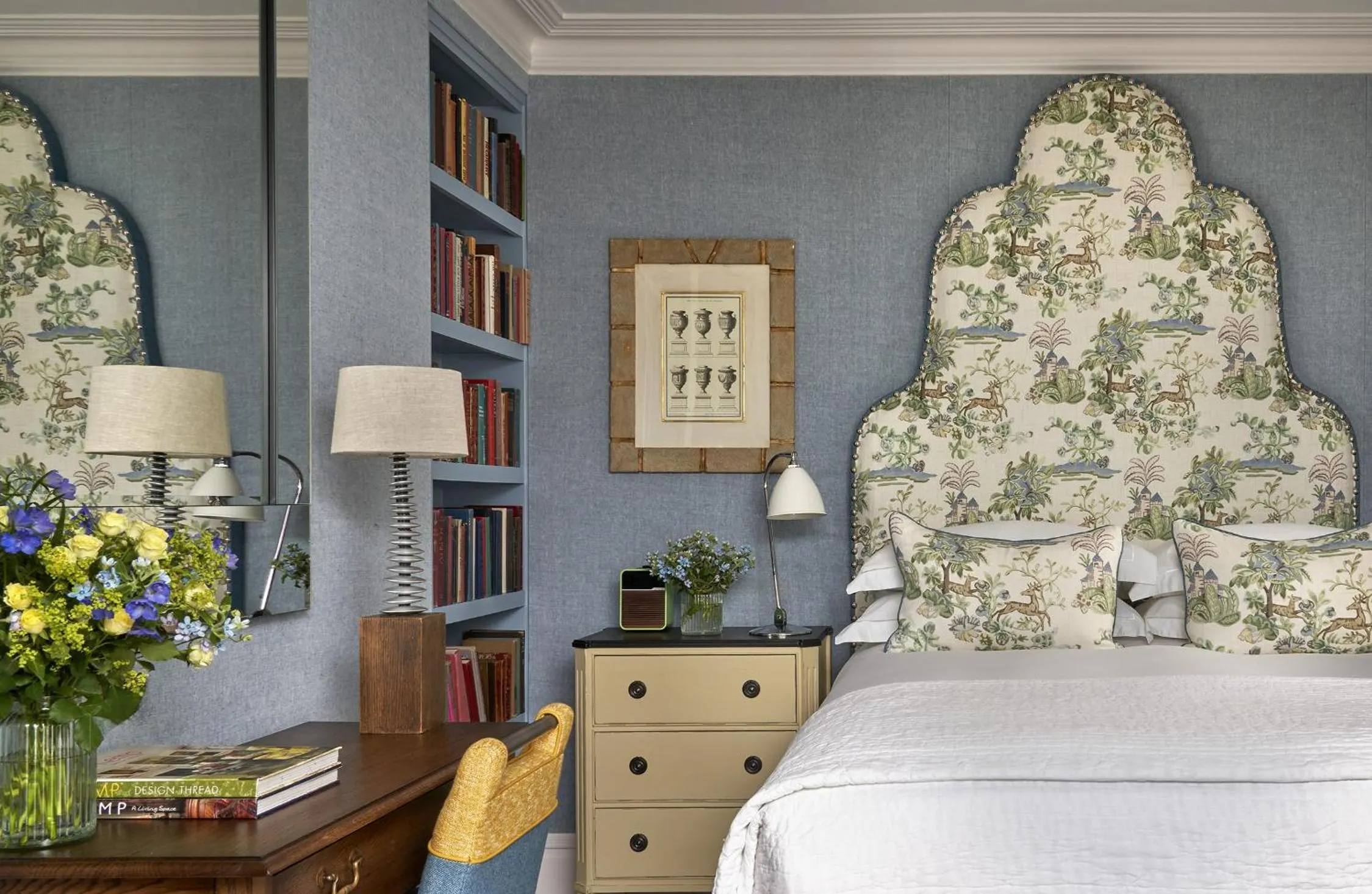 Bedroom, Bed in Number Sixteen, Firmdale Hotels
