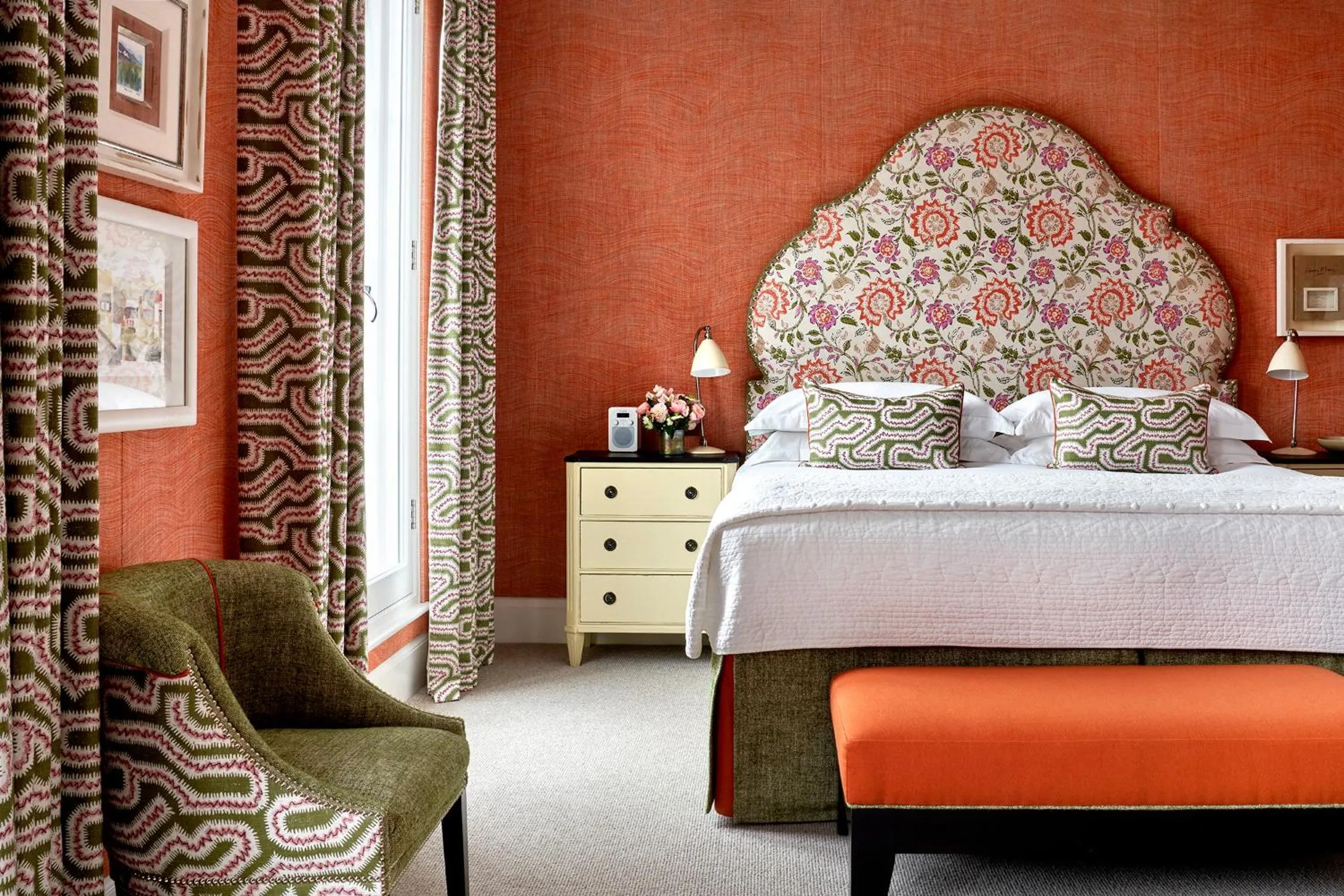 Bed in Haymarket Hotel, Firmdale Hotels