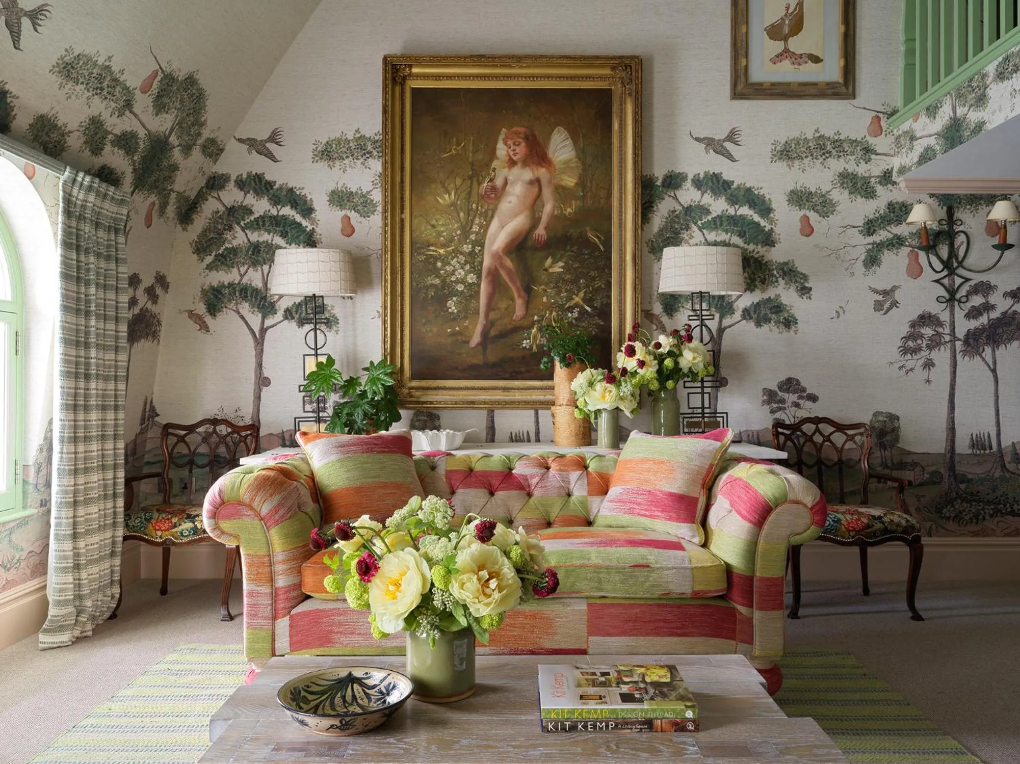 Seating area in Covent Garden Hotel, Firmdale Hotels