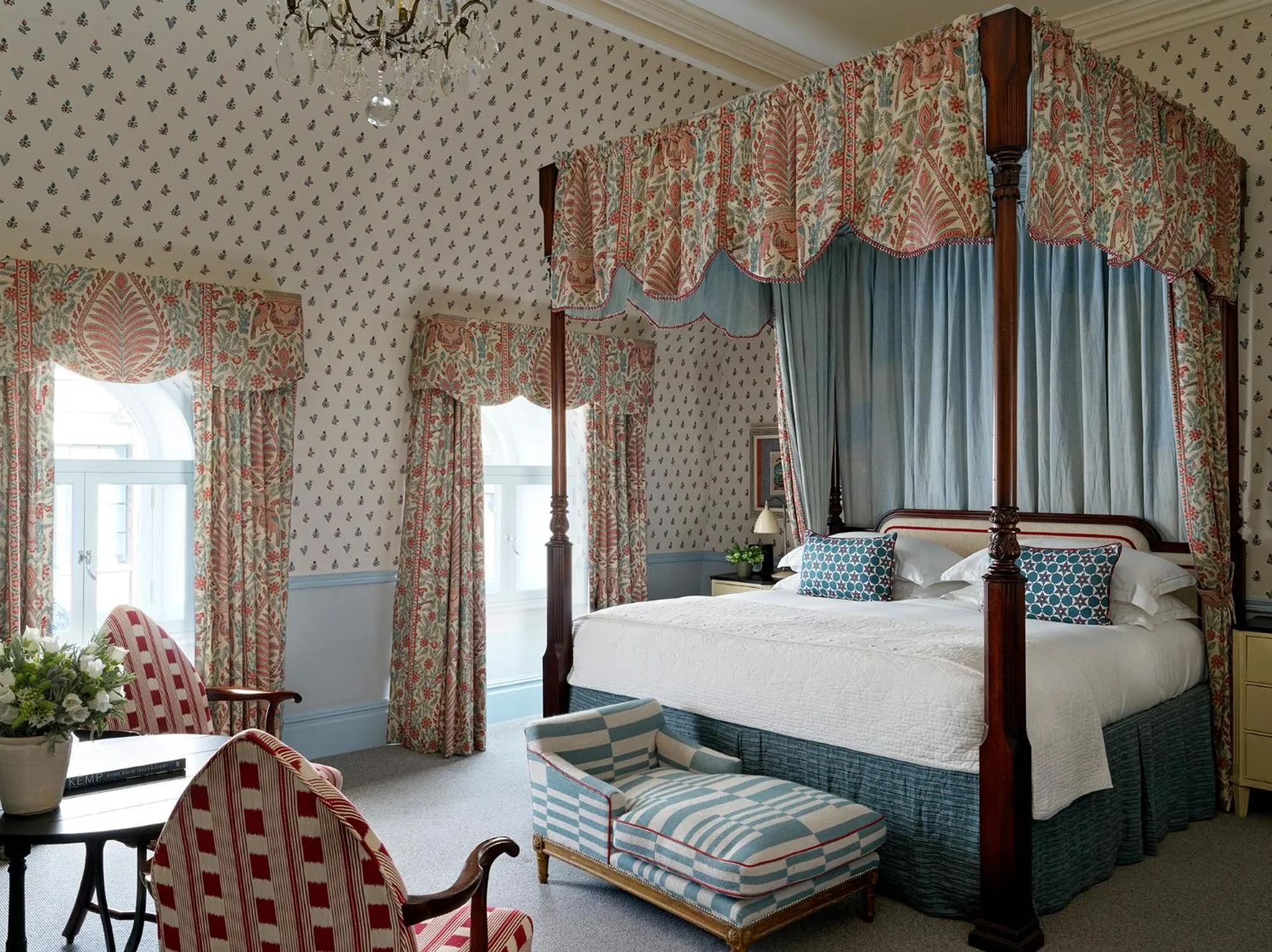 Bed in Covent Garden Hotel, Firmdale Hotels