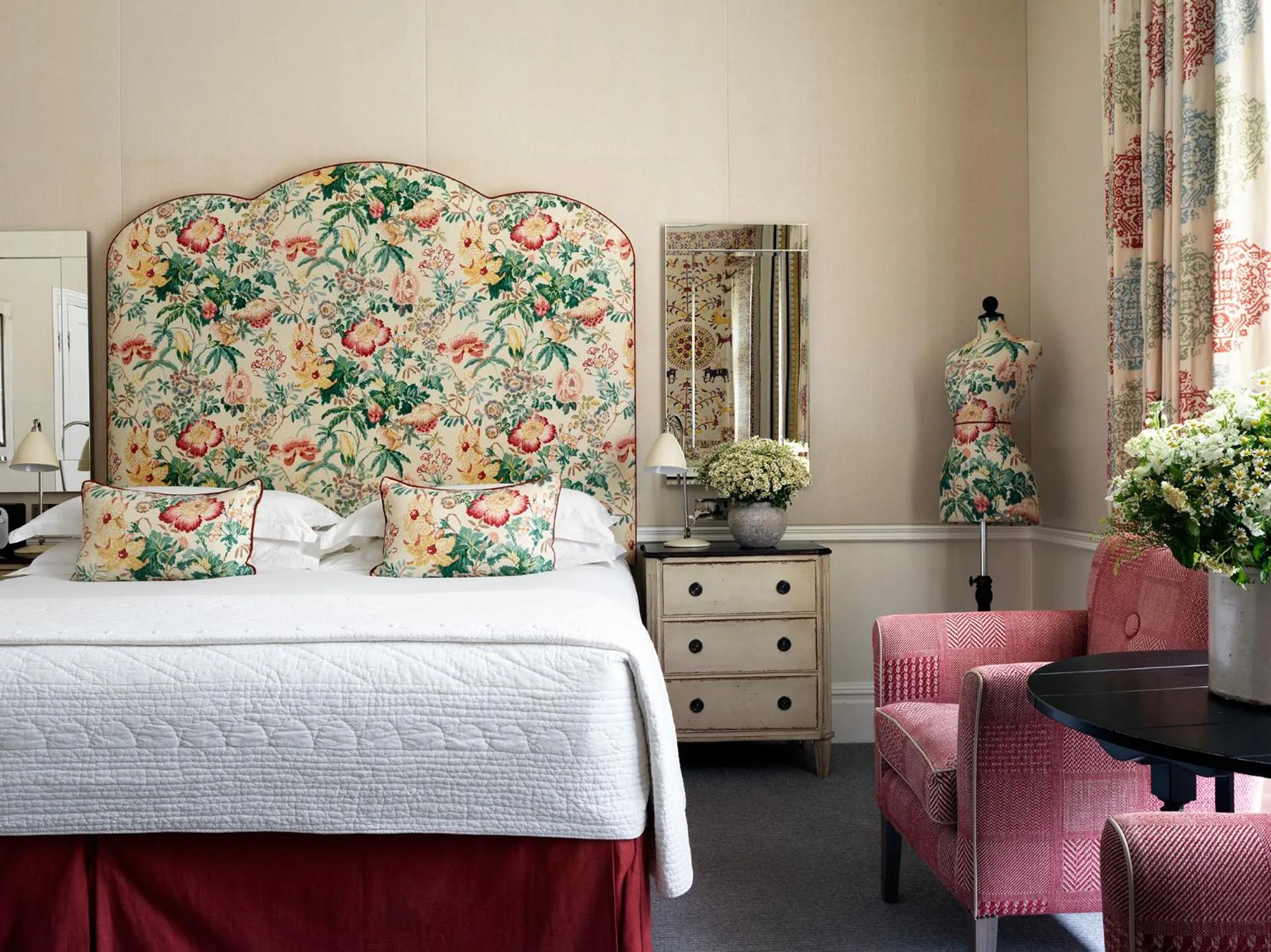 Bed in Covent Garden Hotel, Firmdale Hotels