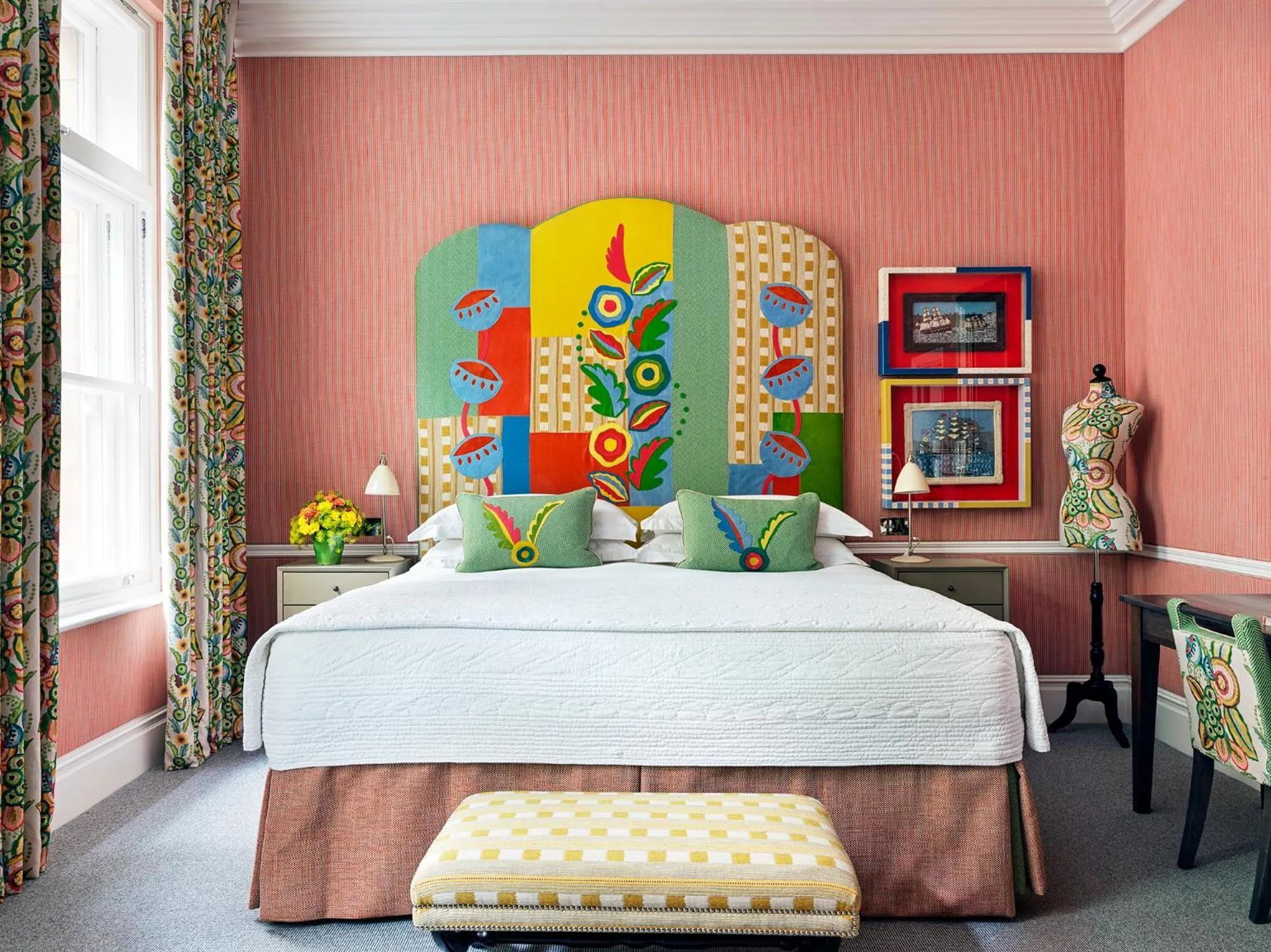 Bed in Covent Garden Hotel, Firmdale Hotels