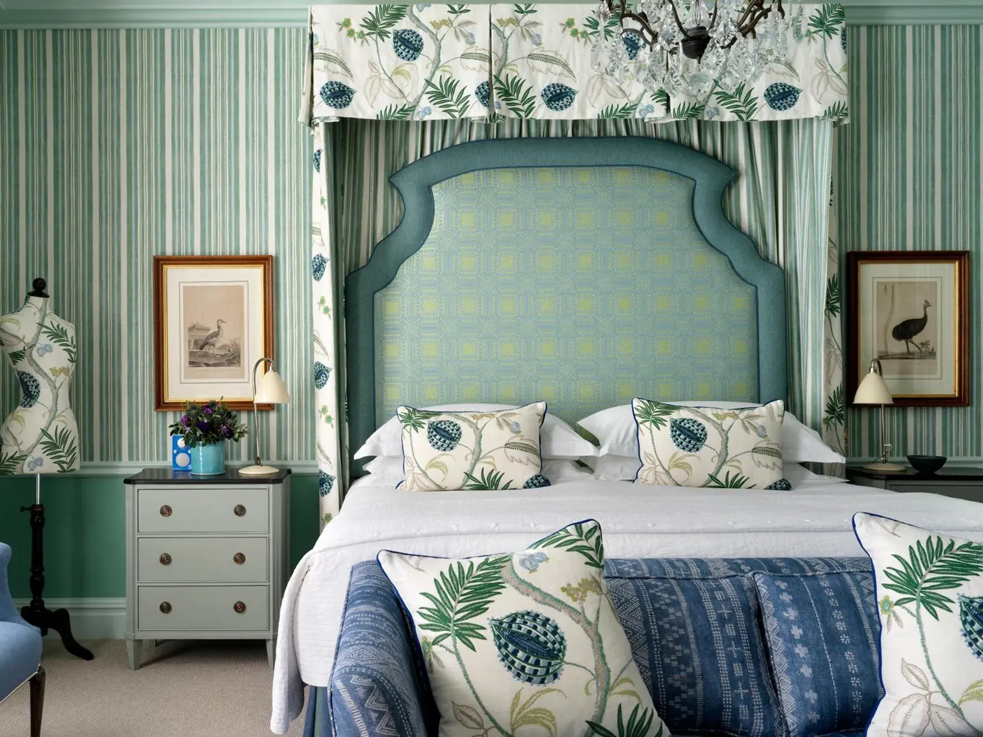 Deluxe Junior Suite in Covent Garden Hotel, Firmdale Hotels Deluxe Junior Suite in Covent Garden Hotel, Firmdale Hotels