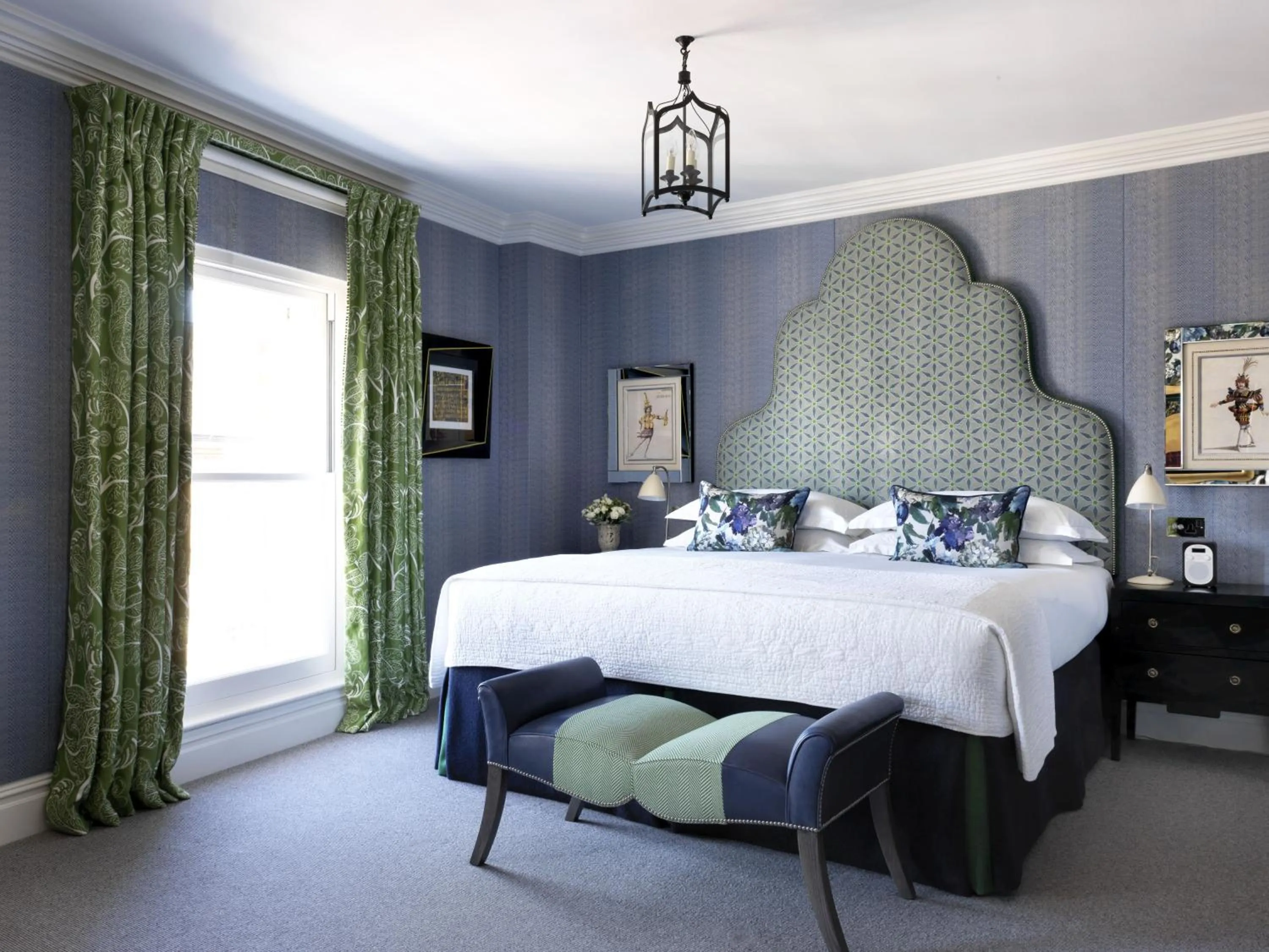 Bed in Charlotte Street Hotel, Firmdale Hotels