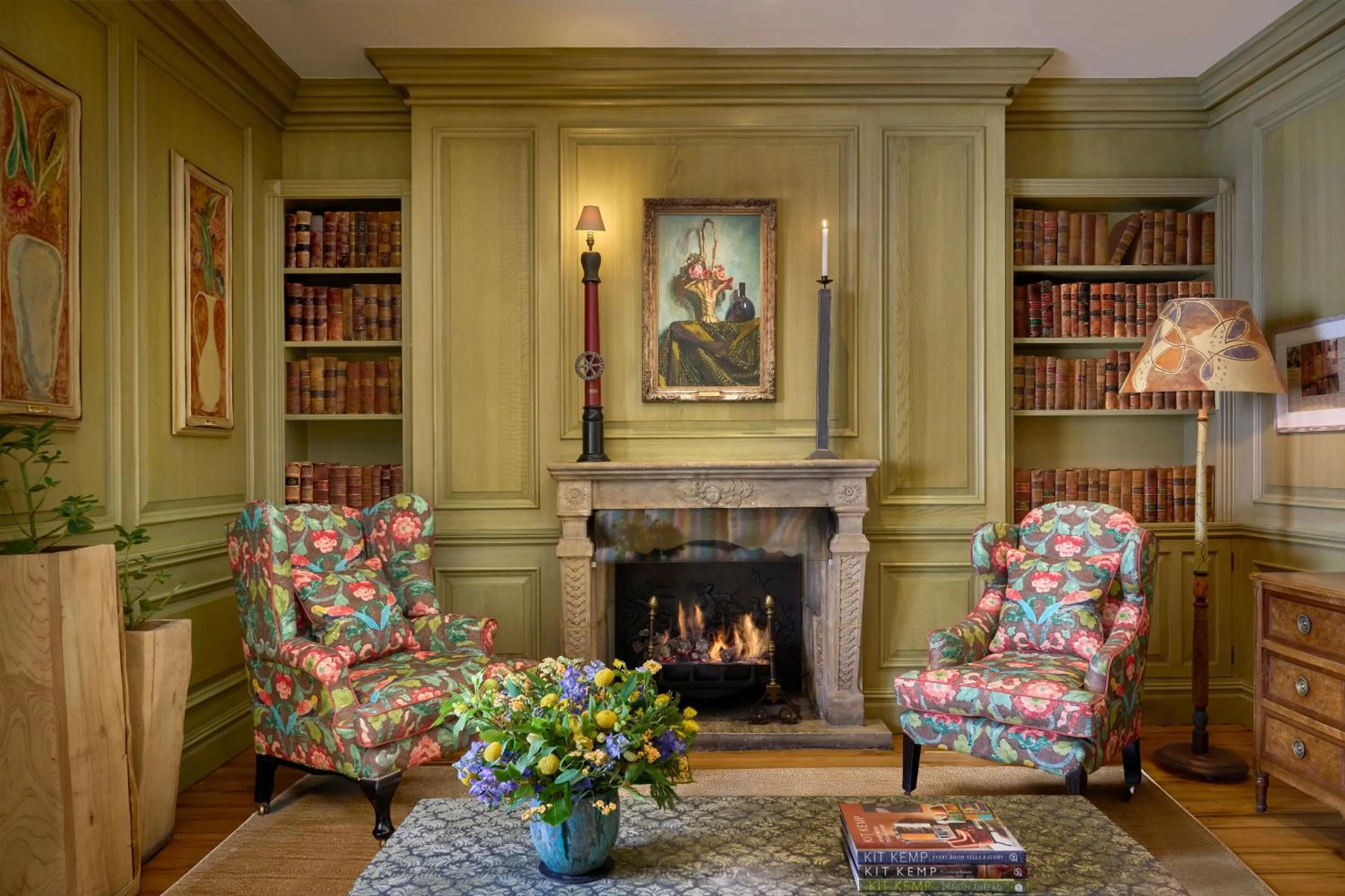 Living room in Charlotte Street Hotel, Firmdale Hotels