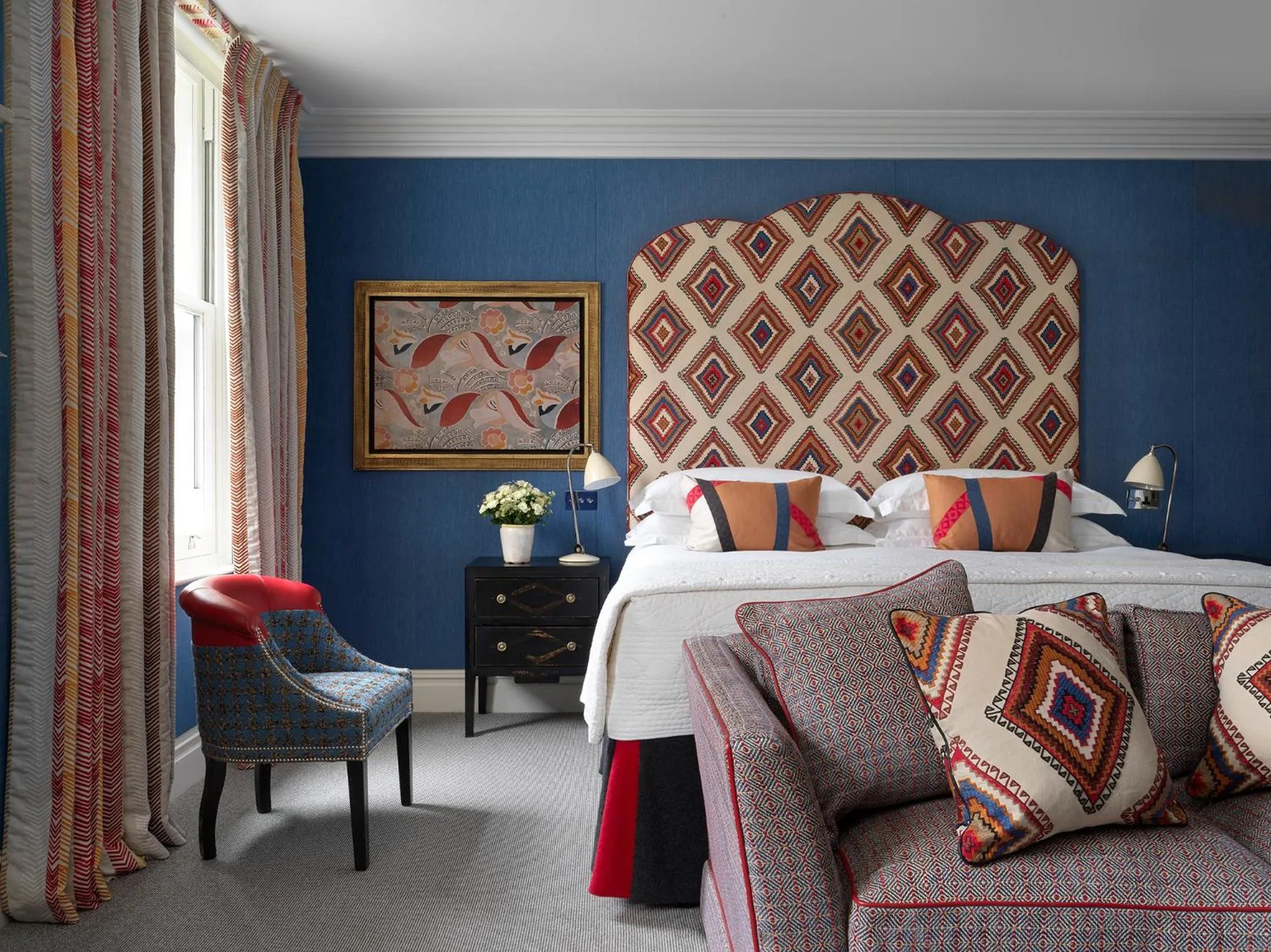 Bed in Charlotte Street Hotel, Firmdale Hotels