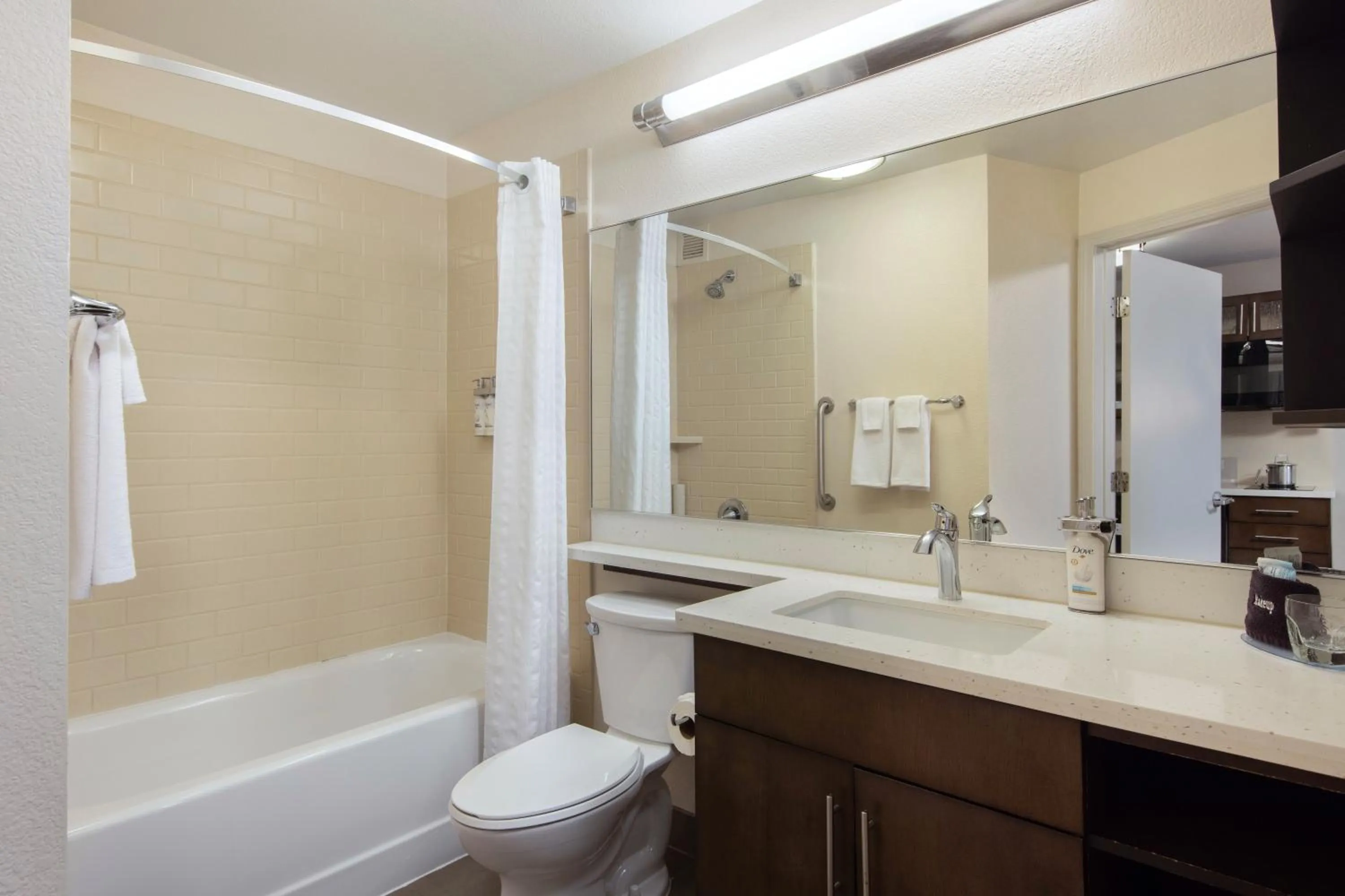 Bathroom in Candlewood Suites Anaheim - Resort Area by IHG