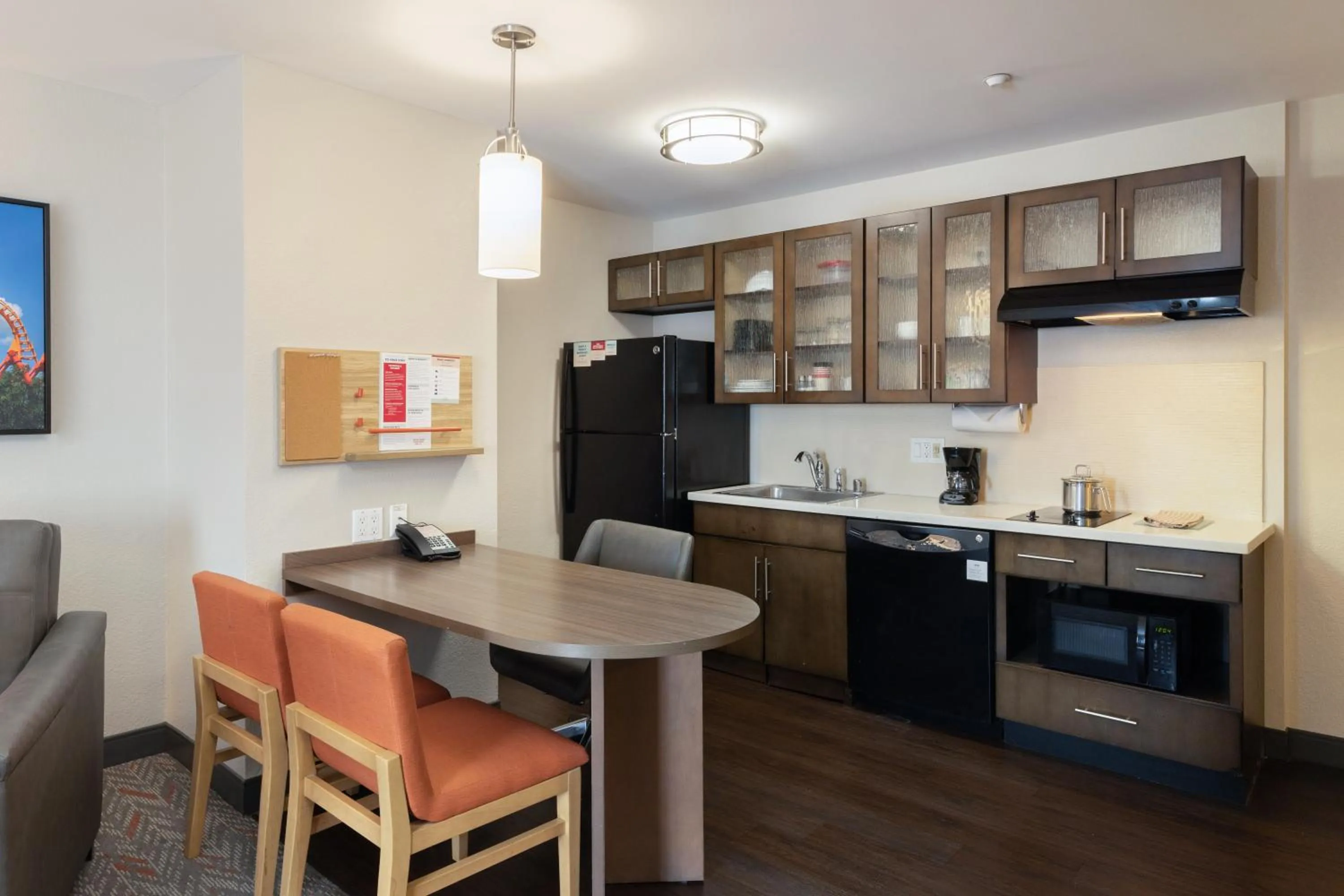 Kitchen or kitchenette in Candlewood Suites Anaheim - Resort Area by IHG