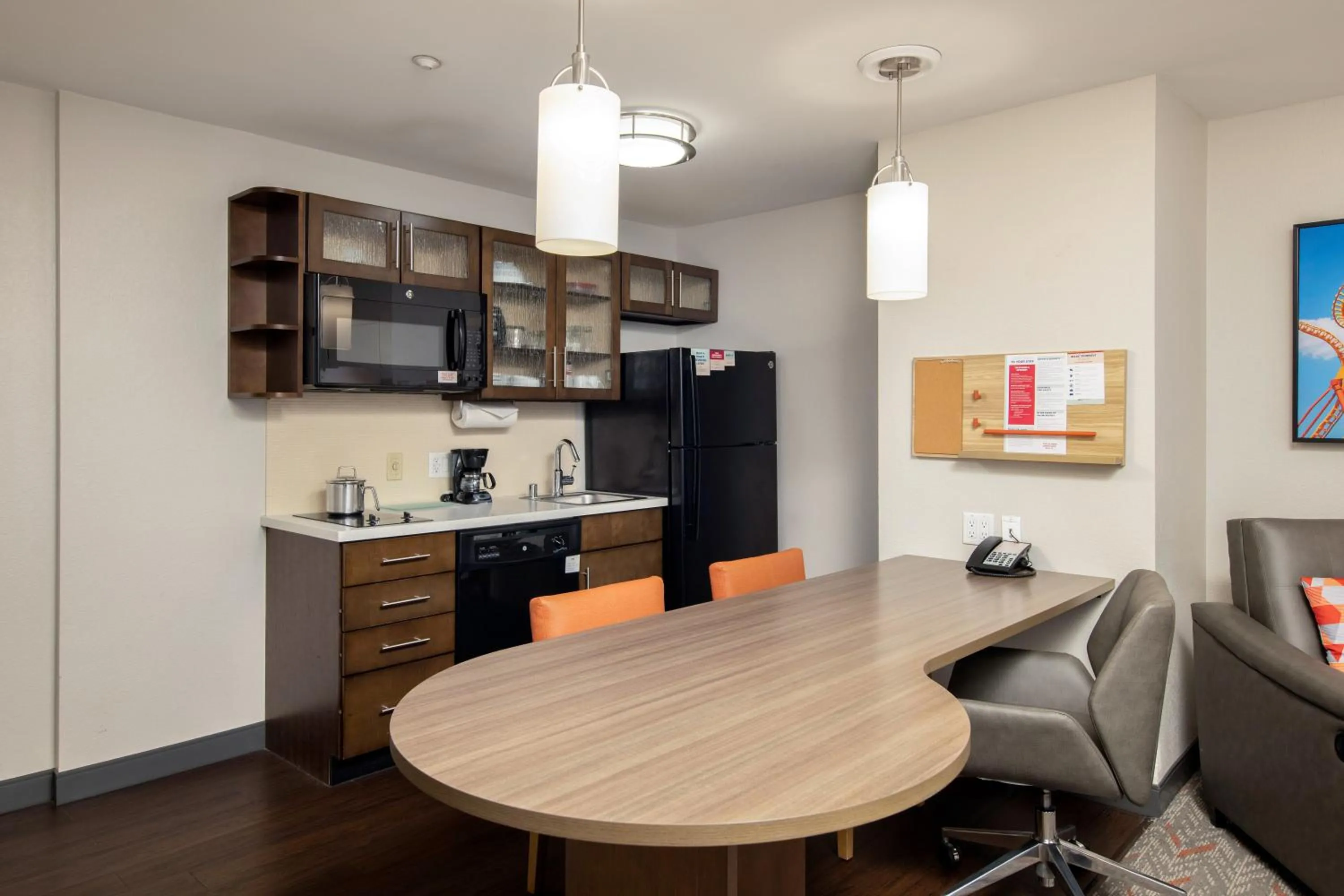 Kitchen or kitchenette in Candlewood Suites Anaheim - Resort Area by IHG