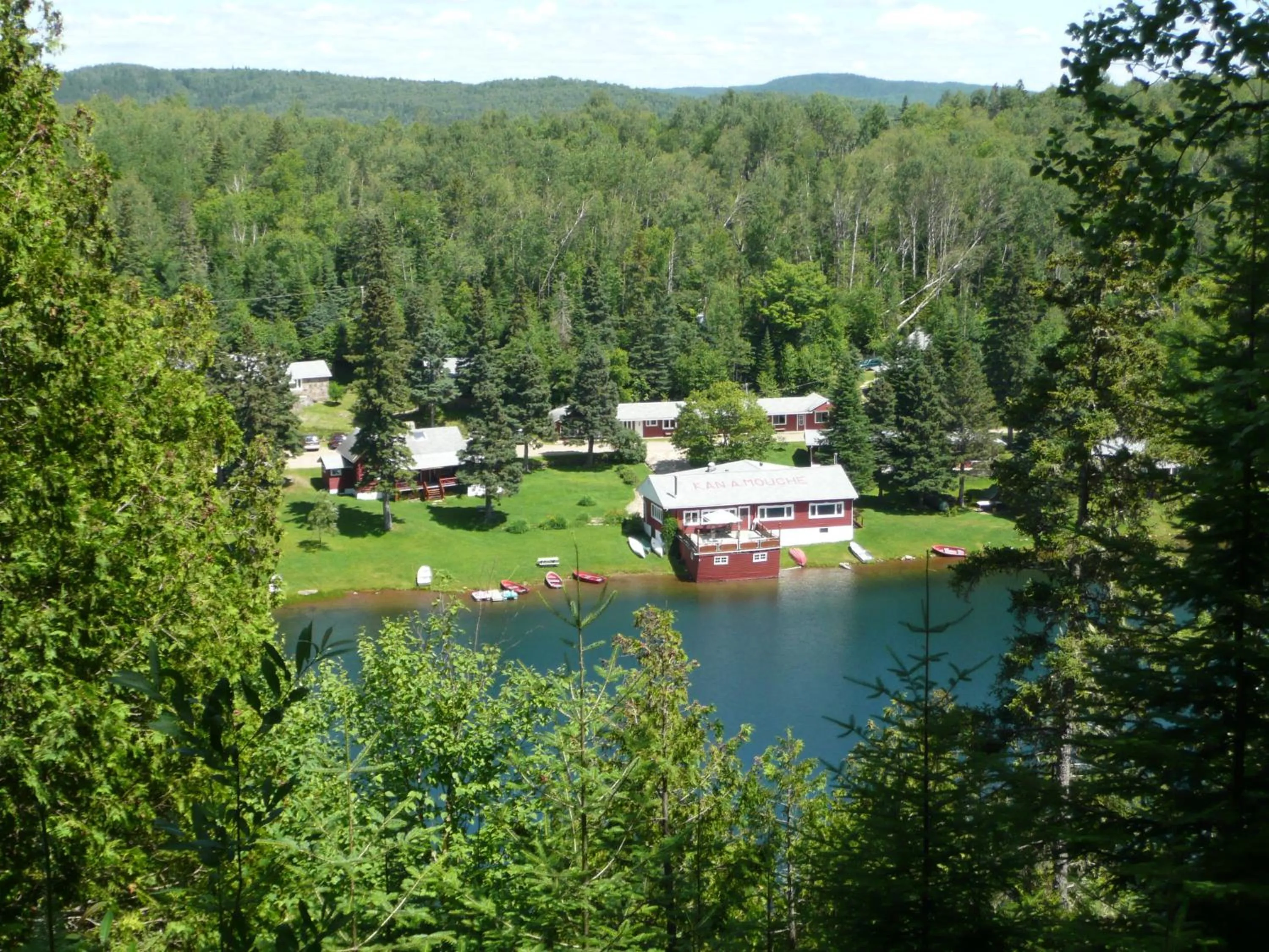 Natural landscape in Kan-à-Mouche Pourvoirie Auberge et Chalets