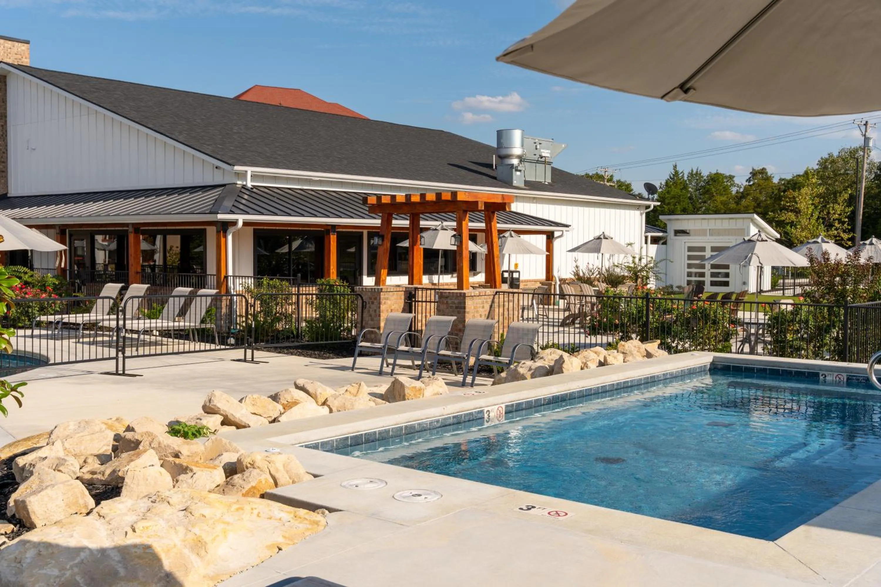 Patio in Grand Crowne Resort