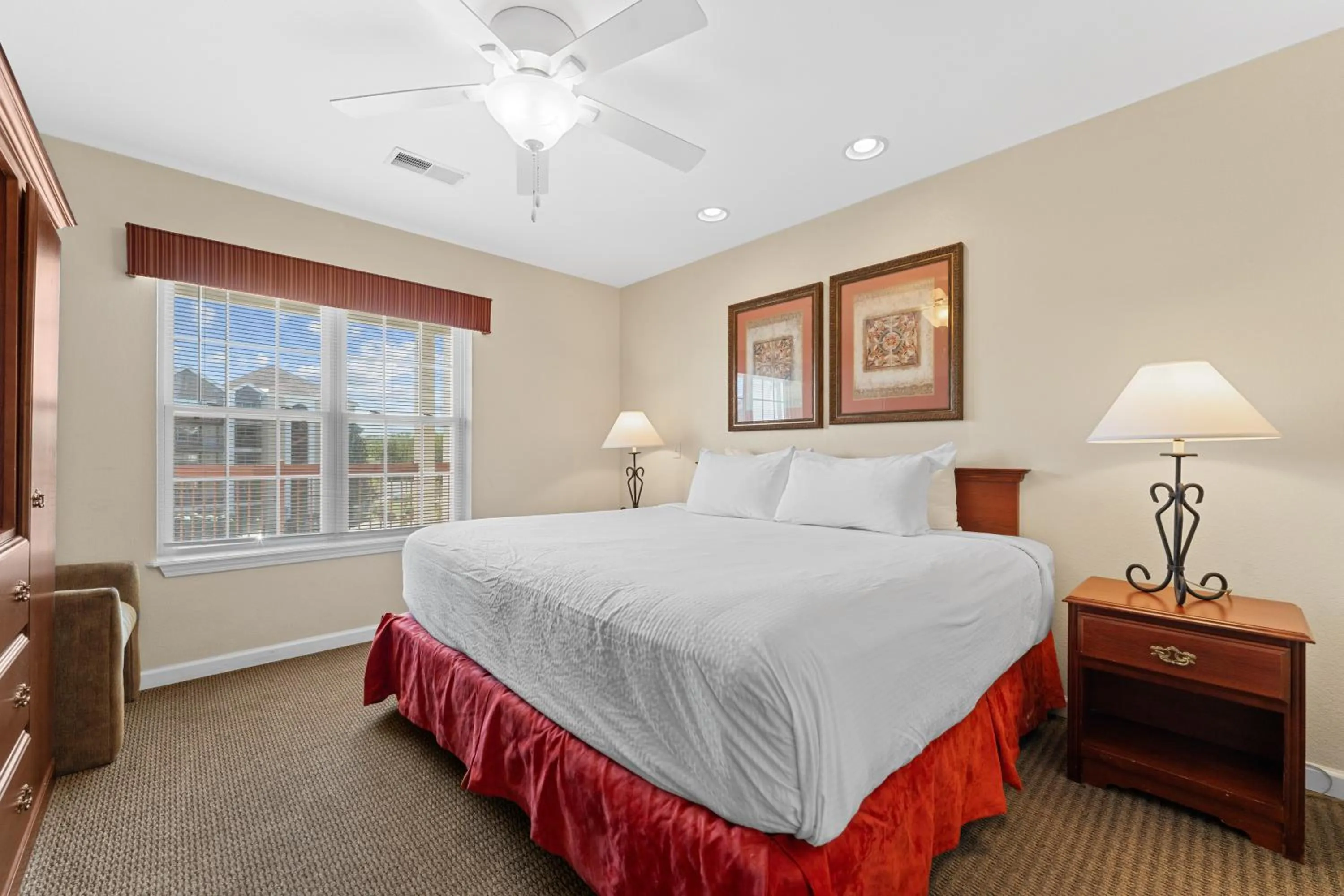 Bed in Grand Crowne Resort