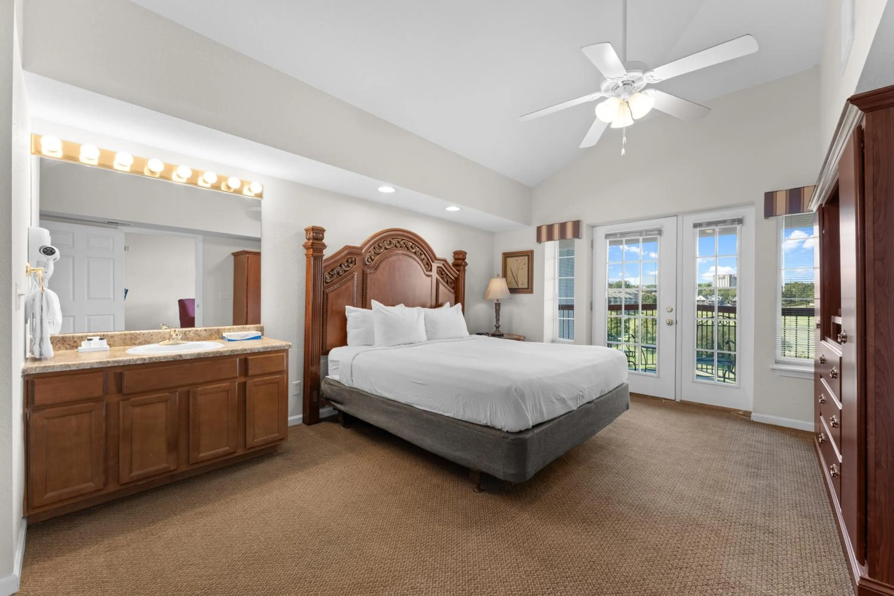 Bed in Grand Crowne Resort