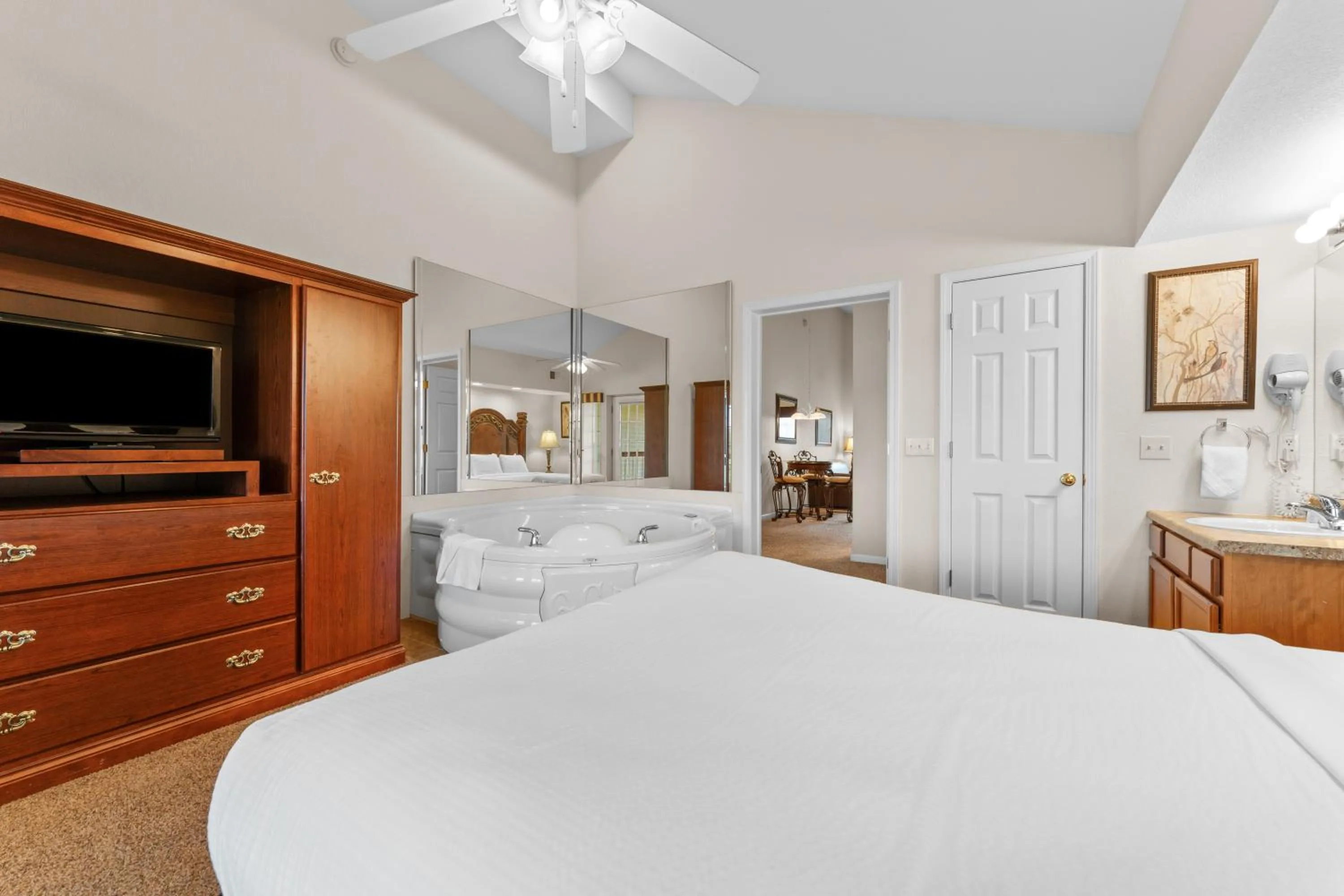 Bed in Grand Crowne Resort