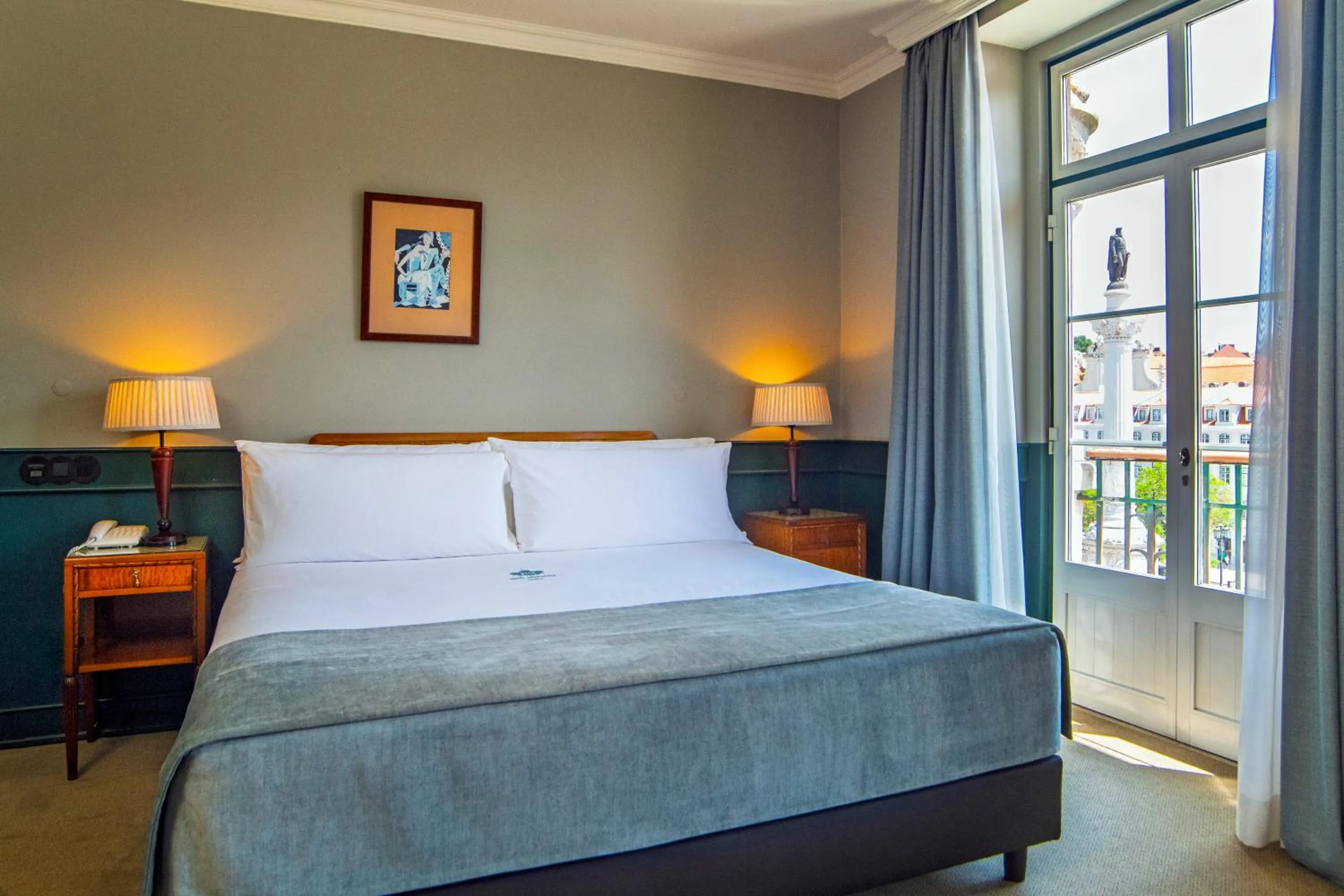 Bed in Hotel Metropole