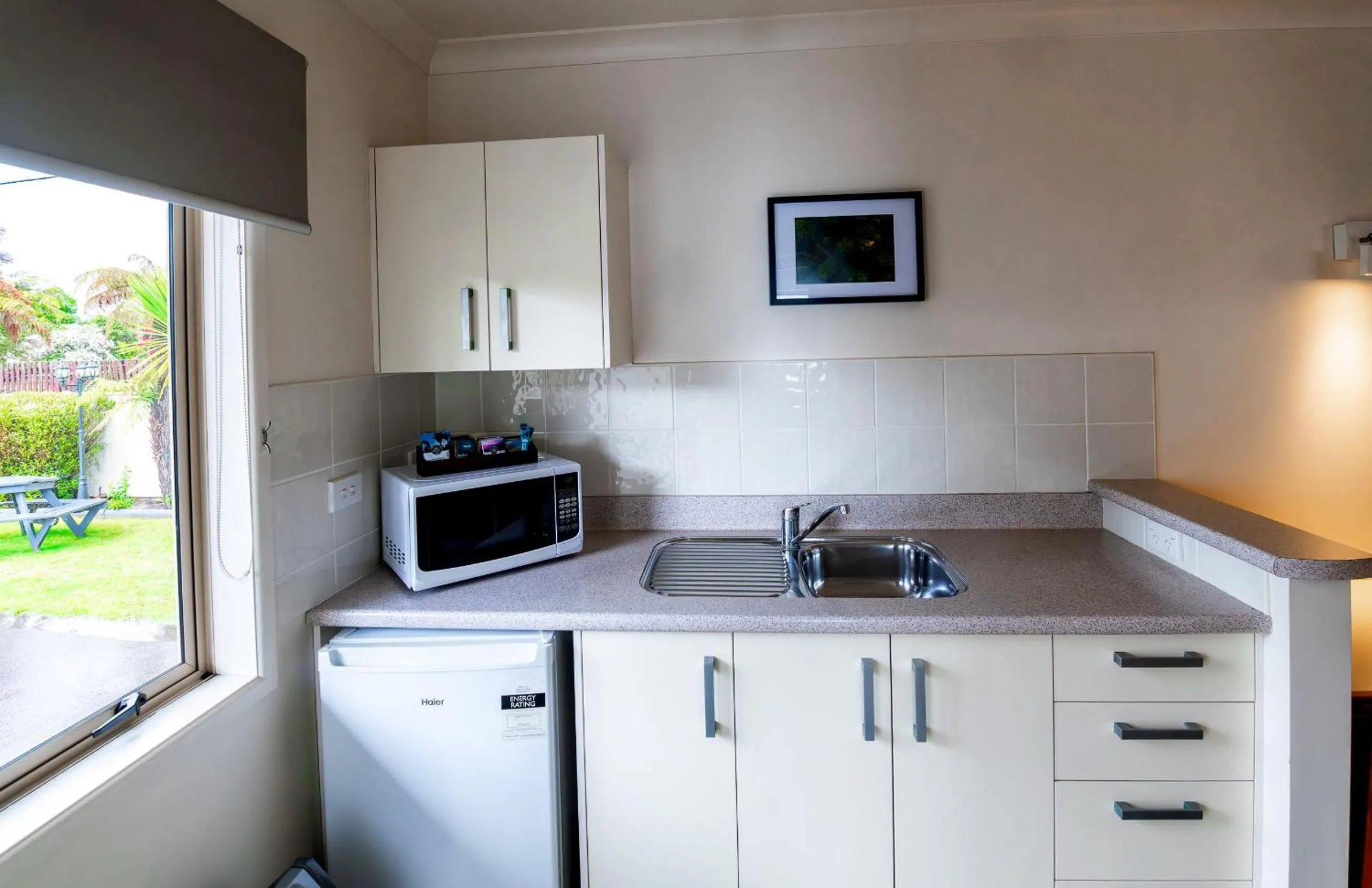 Kitchen or kitchenette in Ripple Rotorua