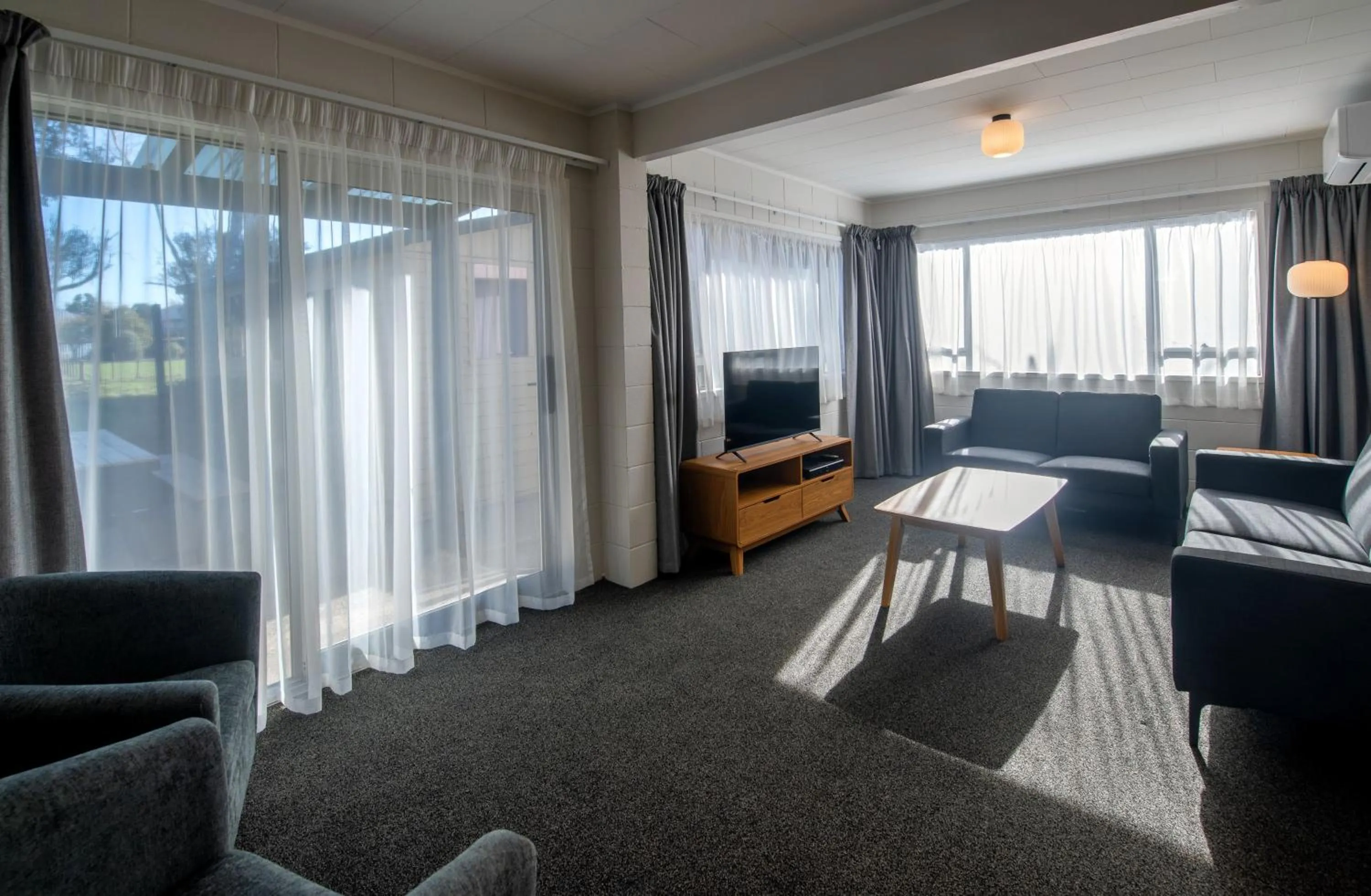 Living room in Ripple Rotorua