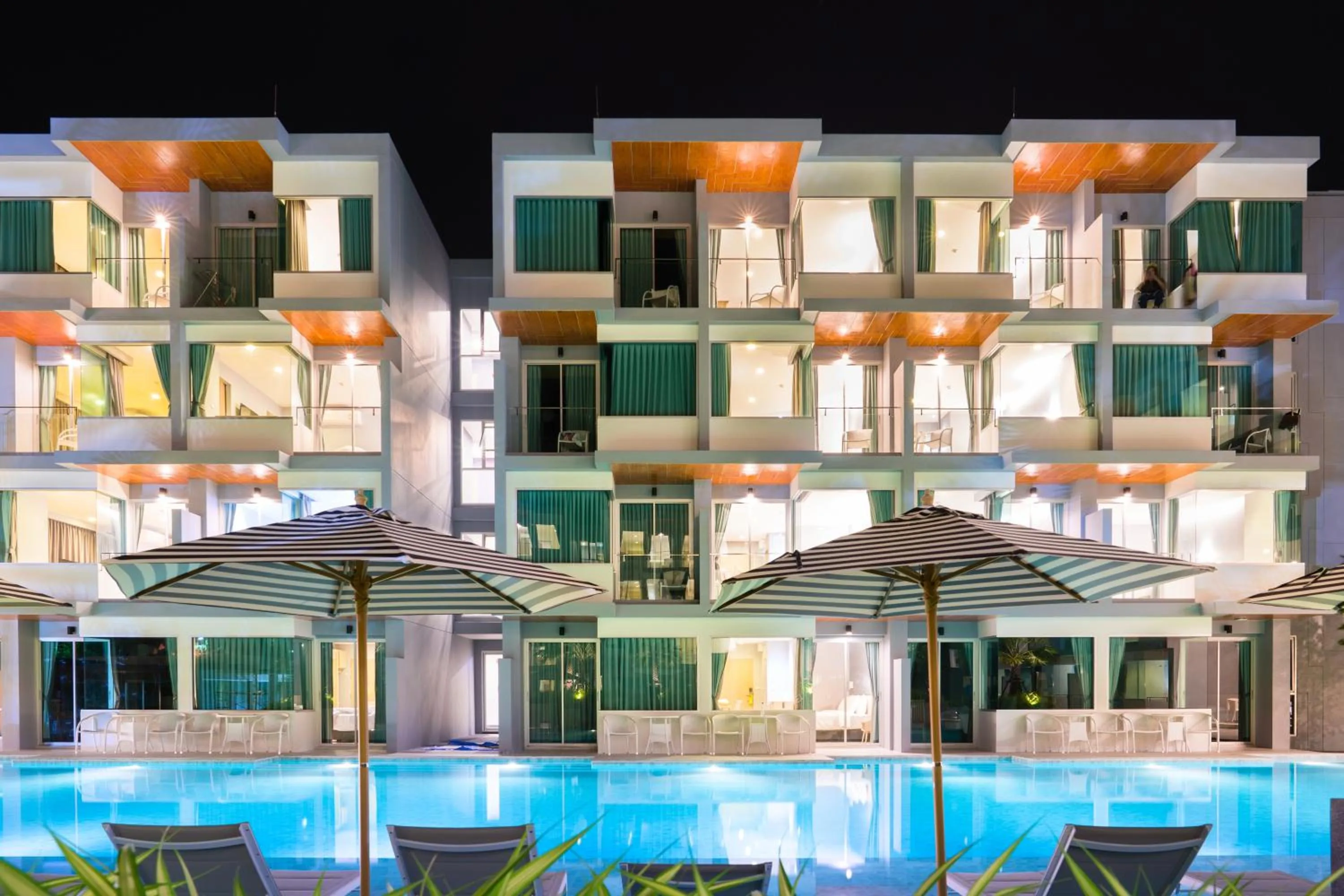 Property building in Bay Window at Sea