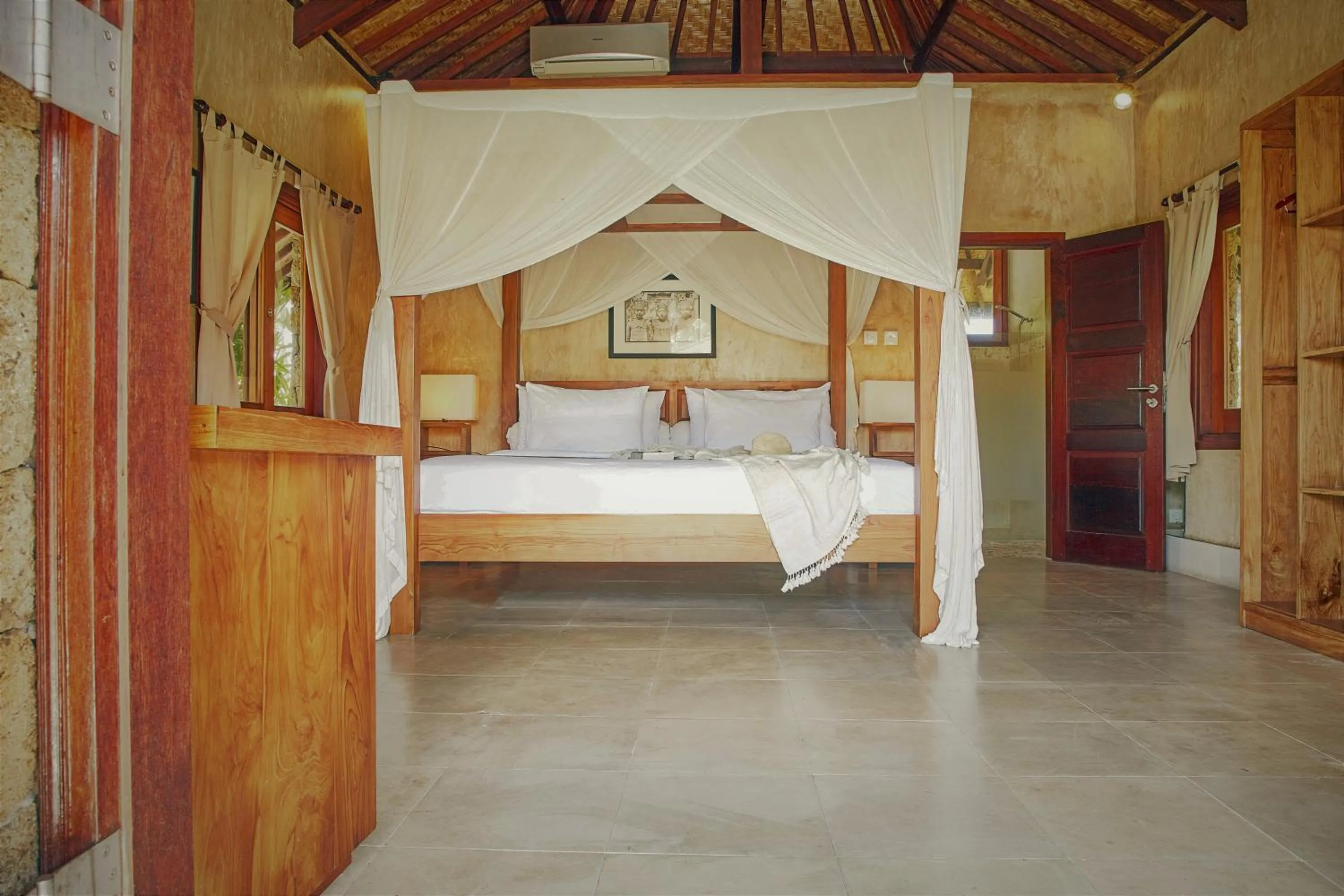 Bed in Three Monkeys Villas