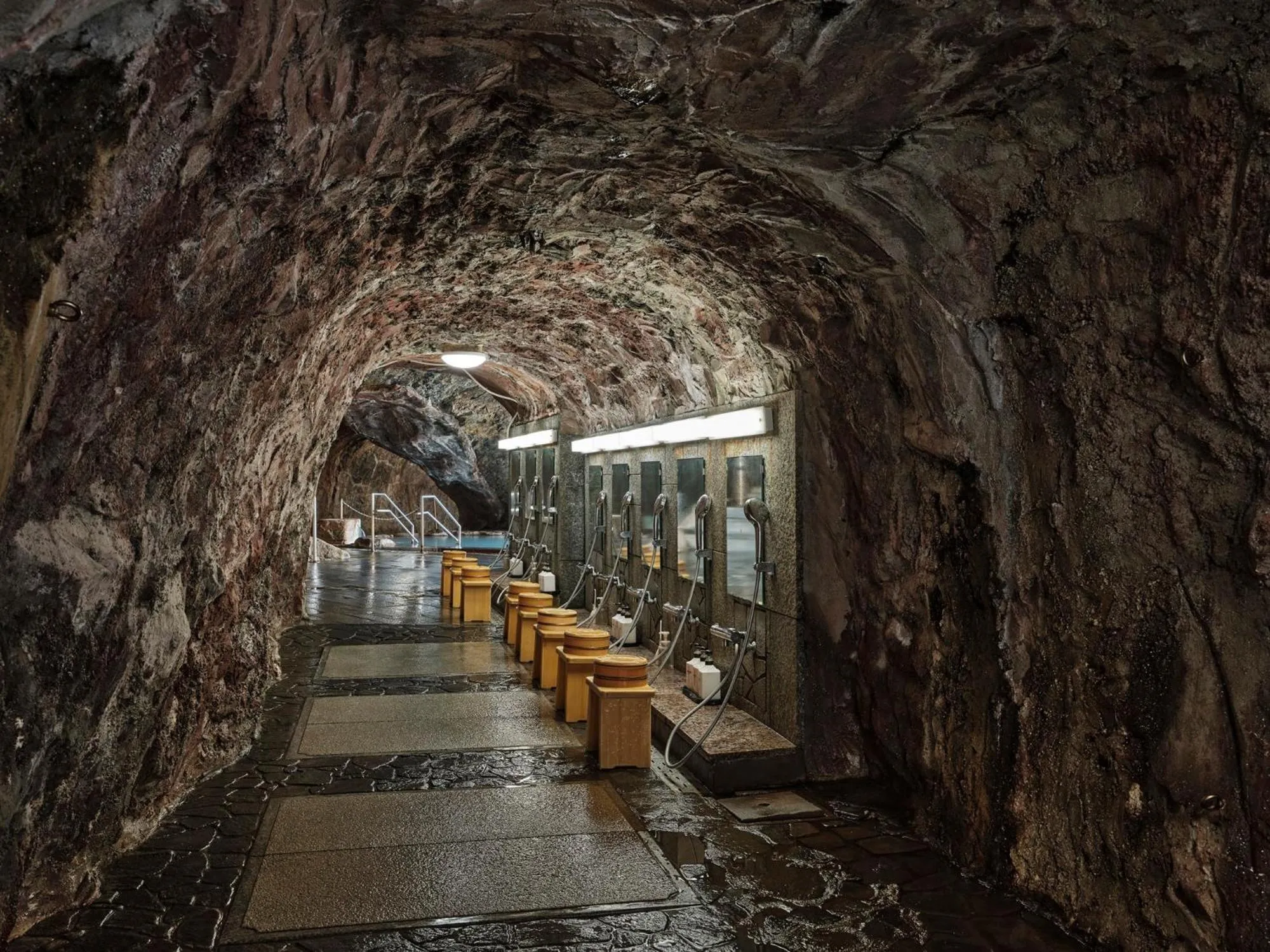 Hot Spring Bath in Hotel Urashima