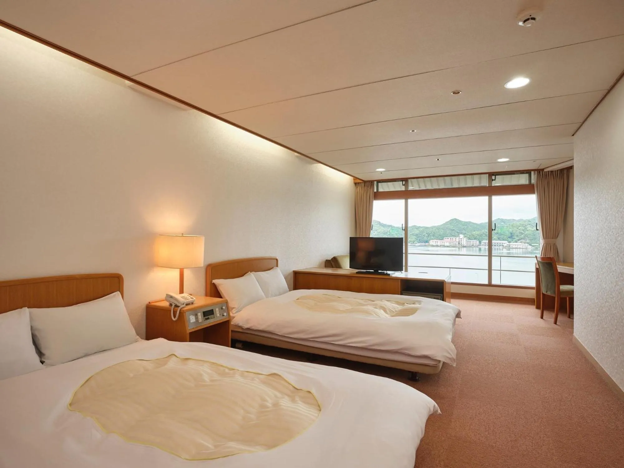 Bed in Hotel Urashima