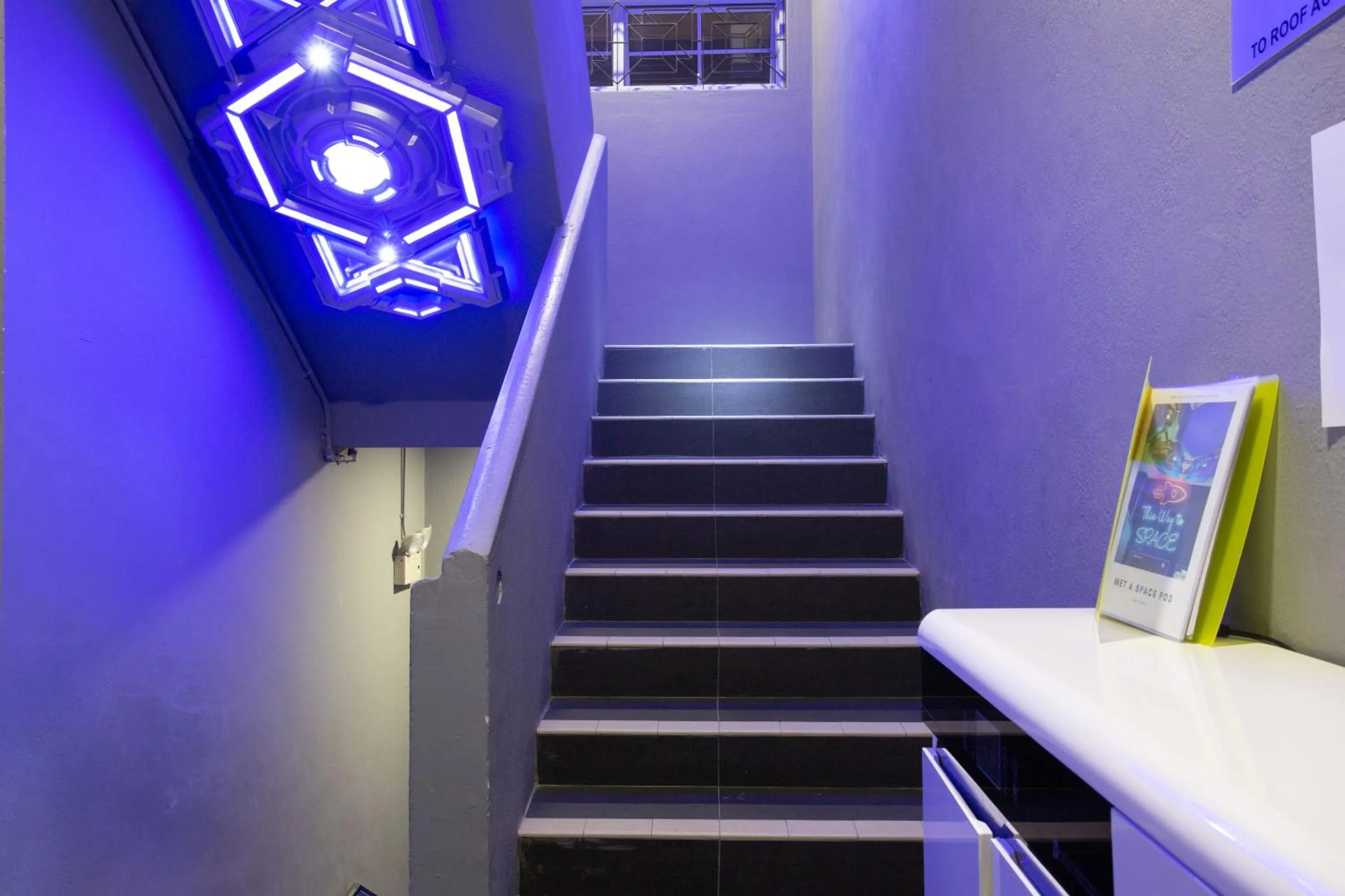 Decorative detail in MET A Space Pod at Arab Street