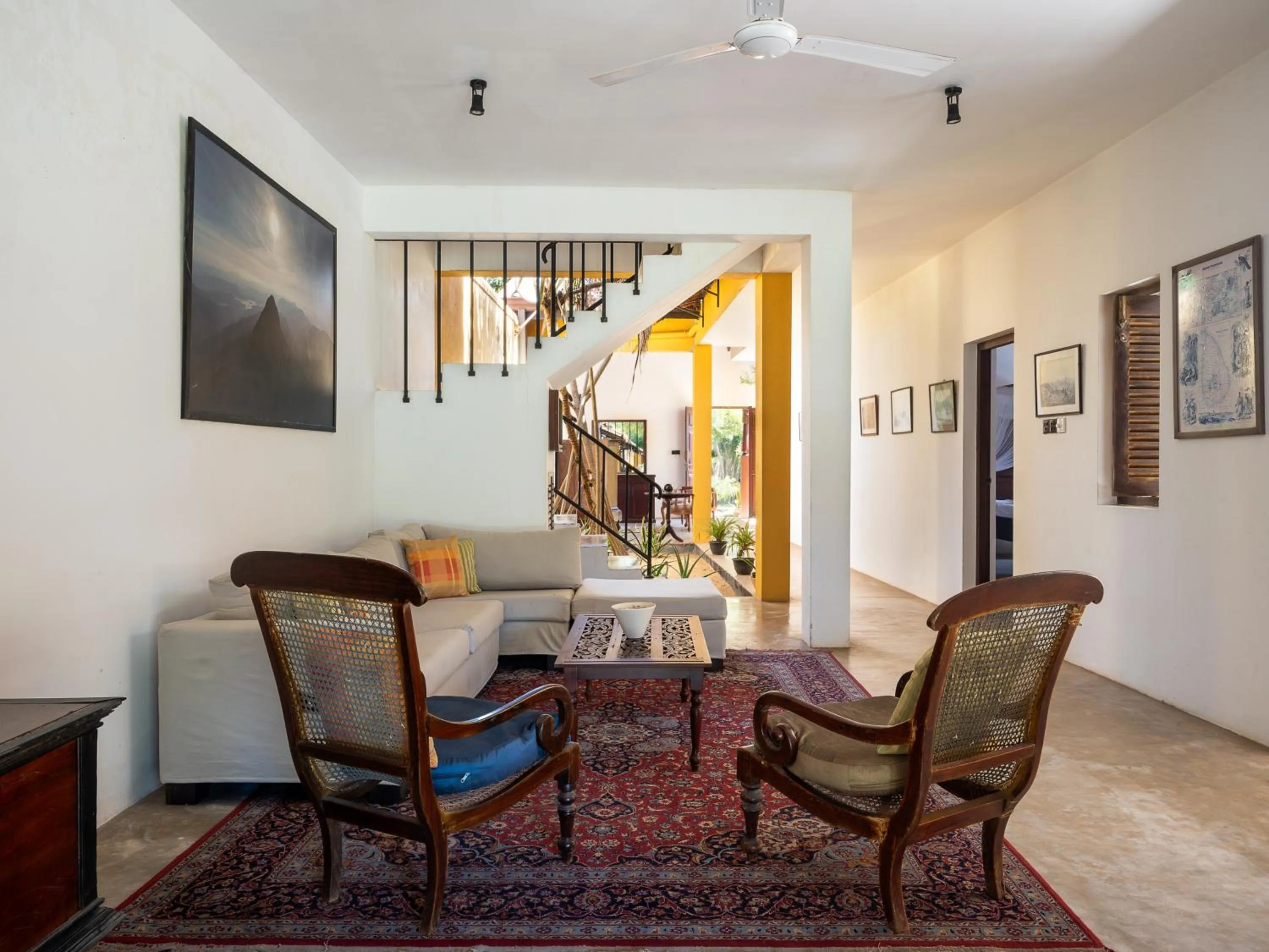 Living room in Villa Sunbird Negombo