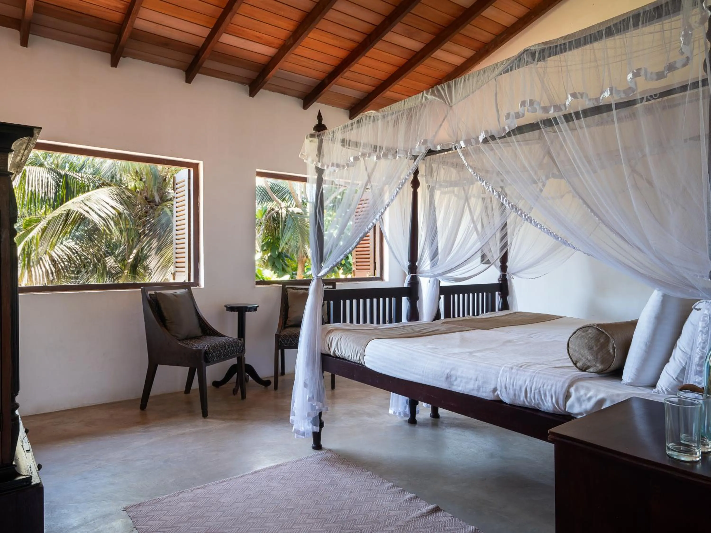 Bedroom, Bed in Villa Sunbird Negombo