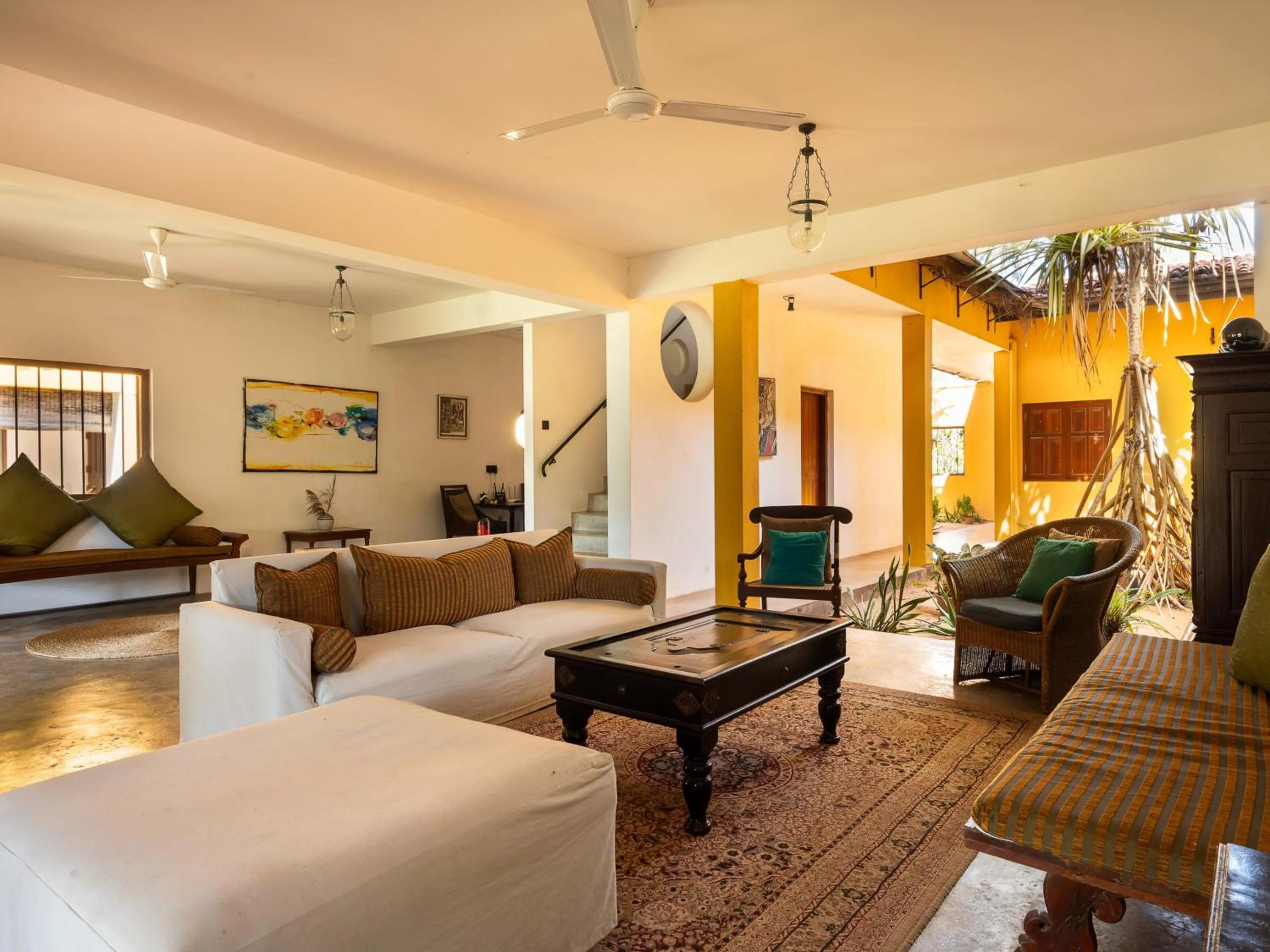 Living room in Villa Sunbird Negombo