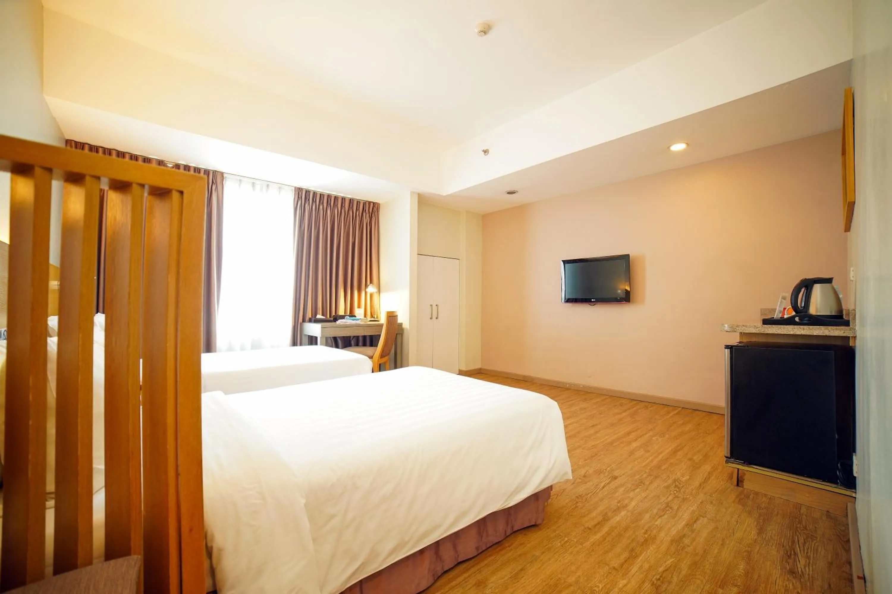 Bed in One Pacific Place Serviced Residences