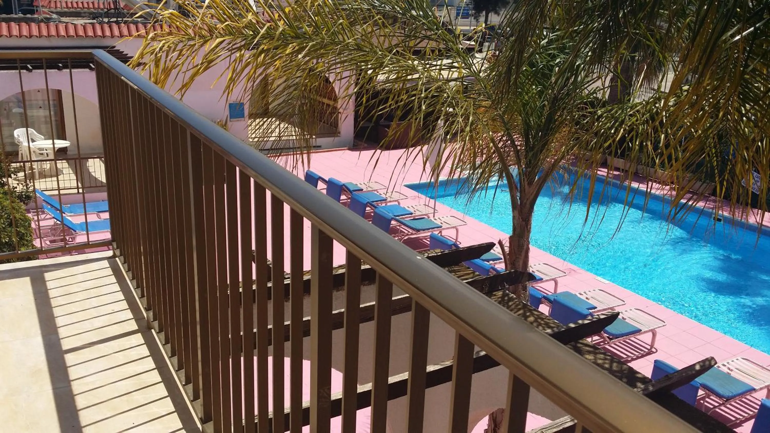 Pool view in Florence Hotel Apartments