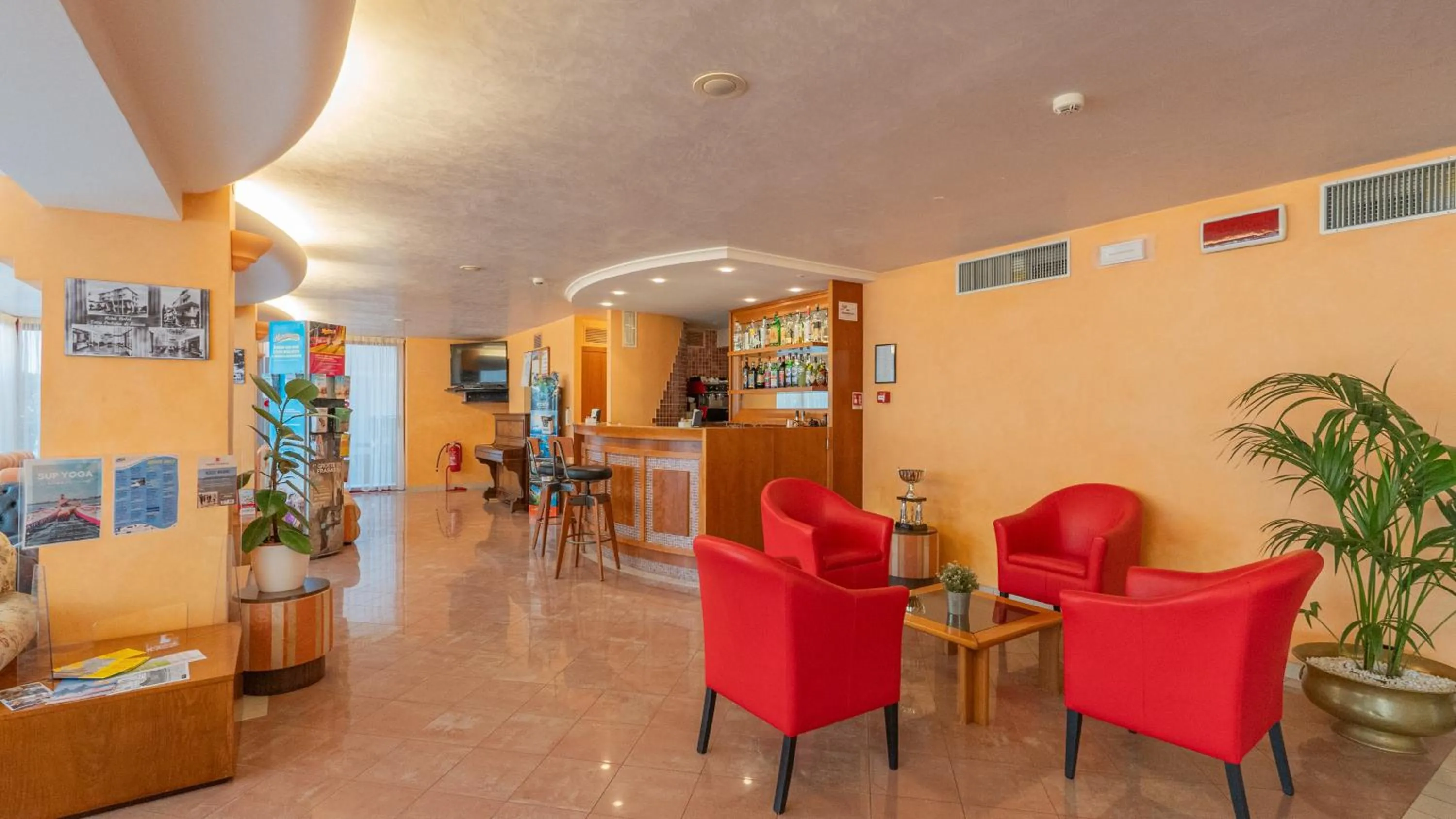 Communal lounge/ TV room in Hotel Nobel