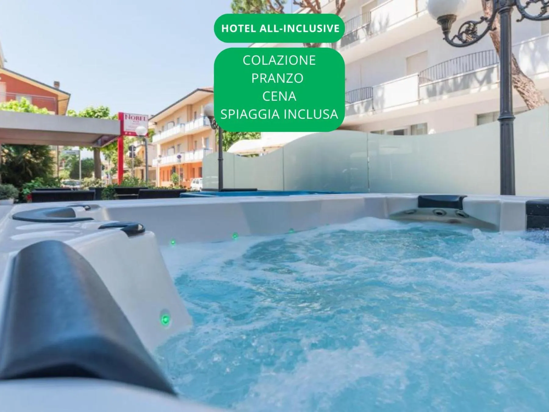 Hot Tub in Hotel Nobel